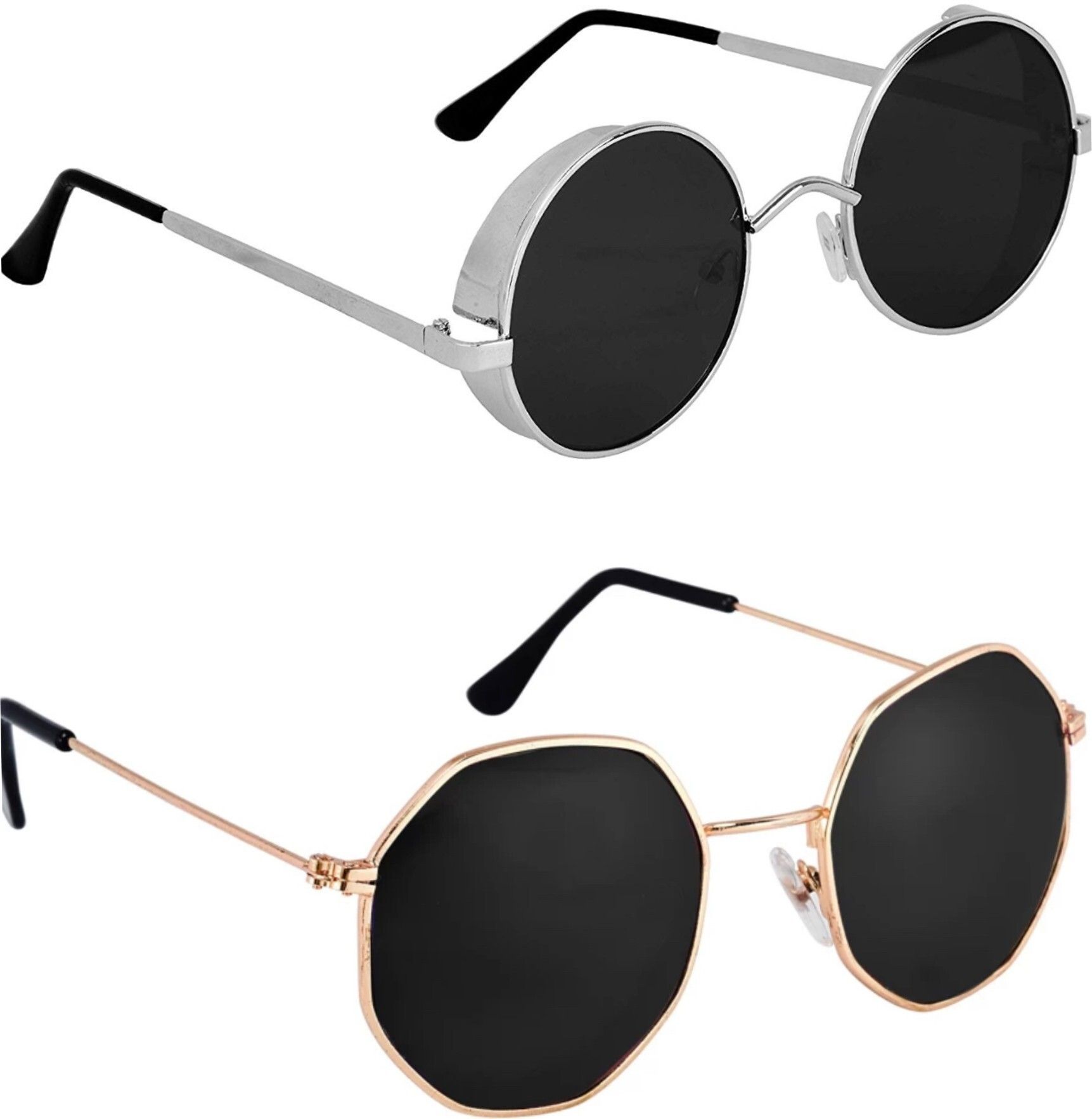 shade house UV Protection, Gradient Round Sunglasses (51)-picture-11
