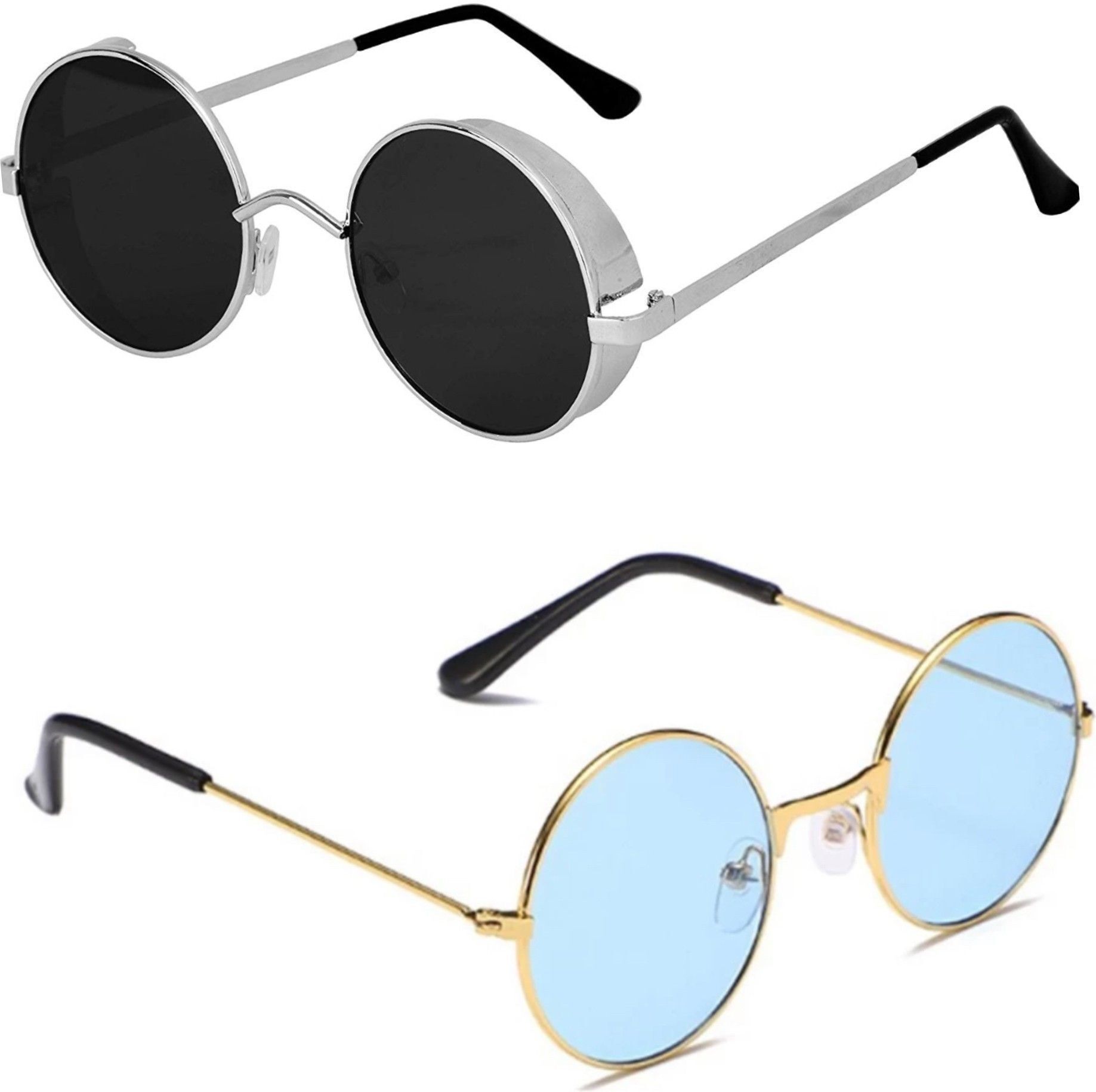 shade house UV Protection, Gradient Round Sunglasses (51)-picture-7