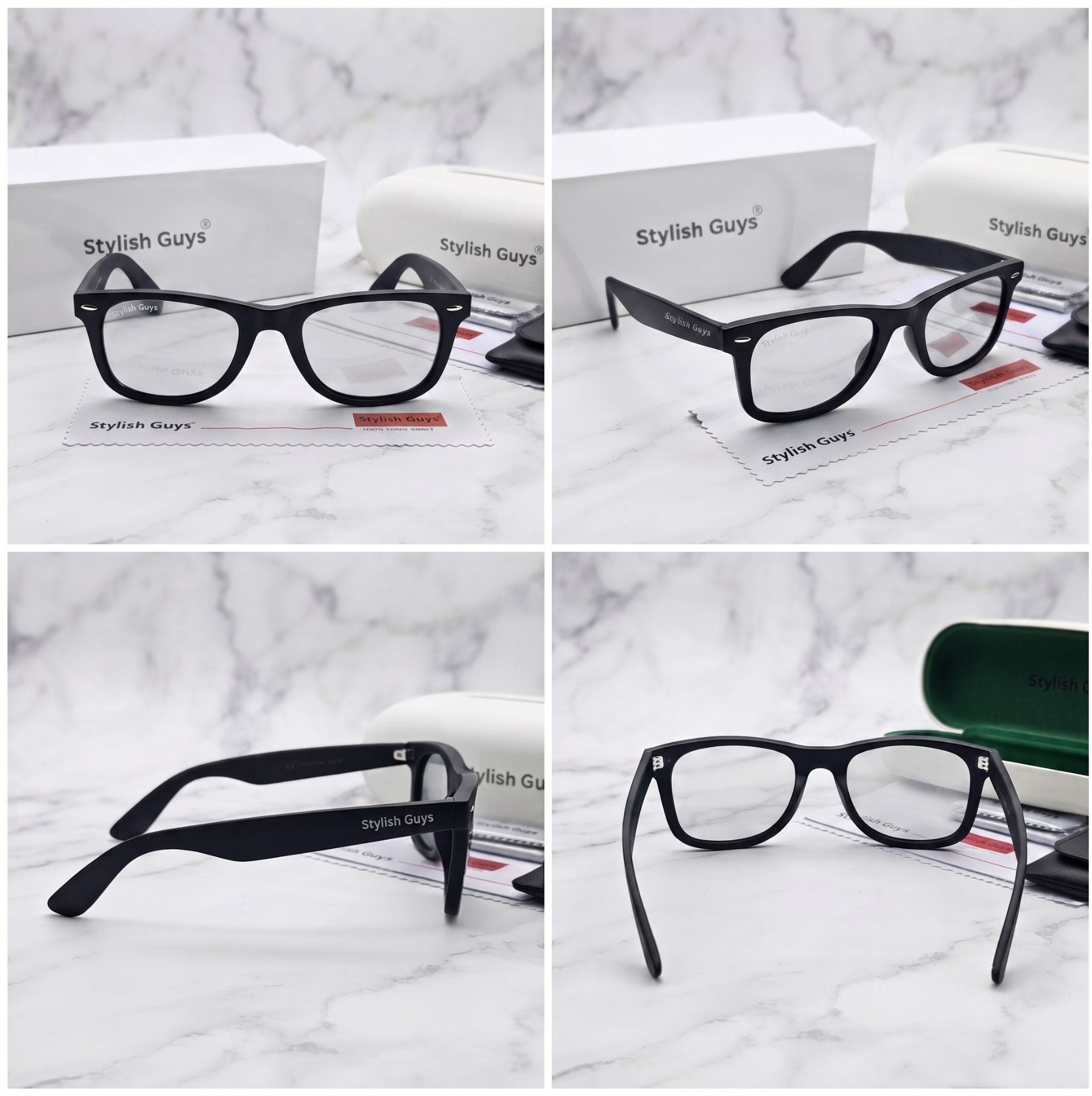 stylish guys Mirrored, UV Protection, Toughened Glass Lens Wayfarer Sunglasses (Free Size)-picture-28