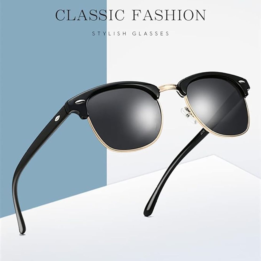 Others Retro Square Sunglasses (Free Size)