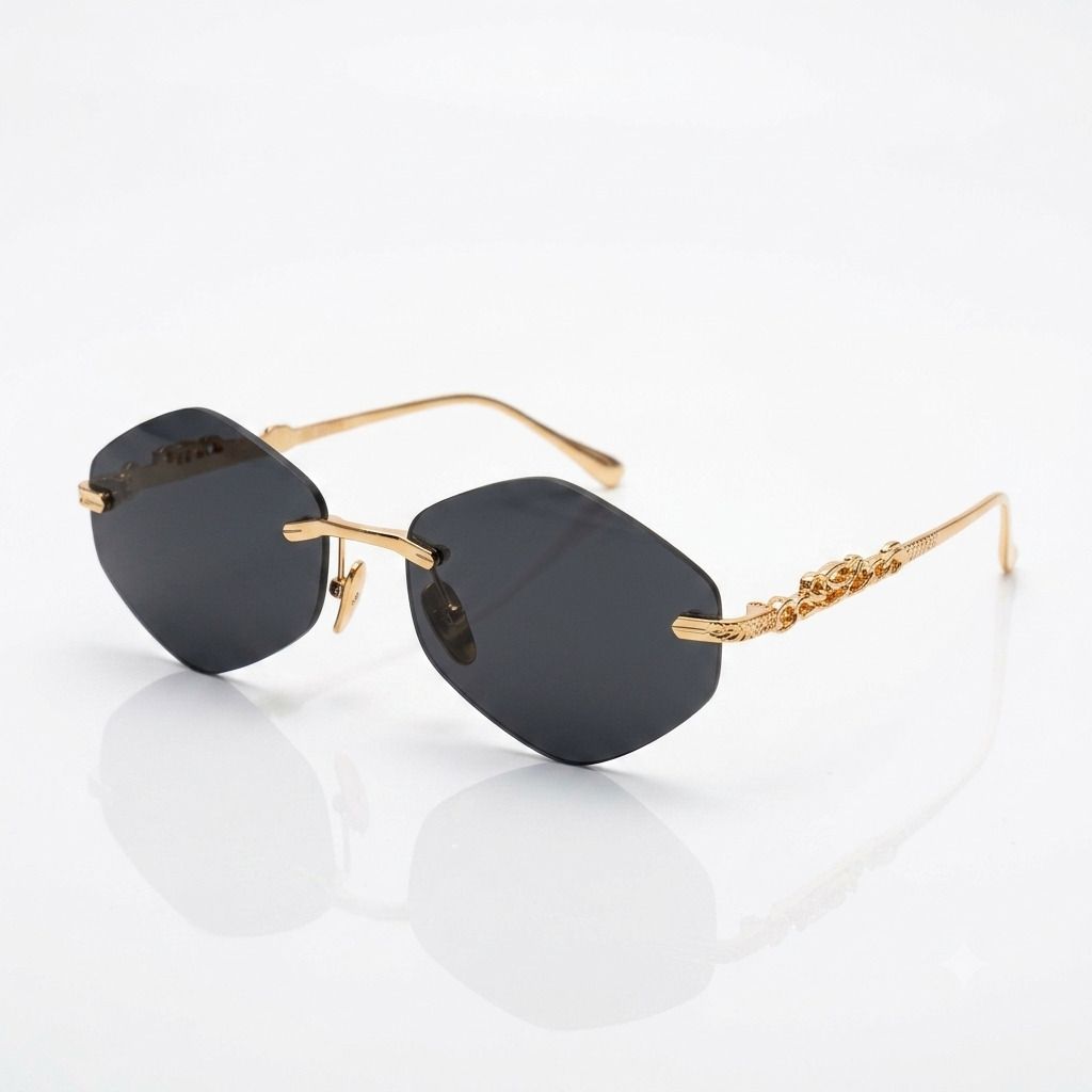 i and t fashion UV Protection, Toughened Glass Lens, Photochromatic Lens Cat-eye, Oval Sunglasses (Free Size)-picture-26