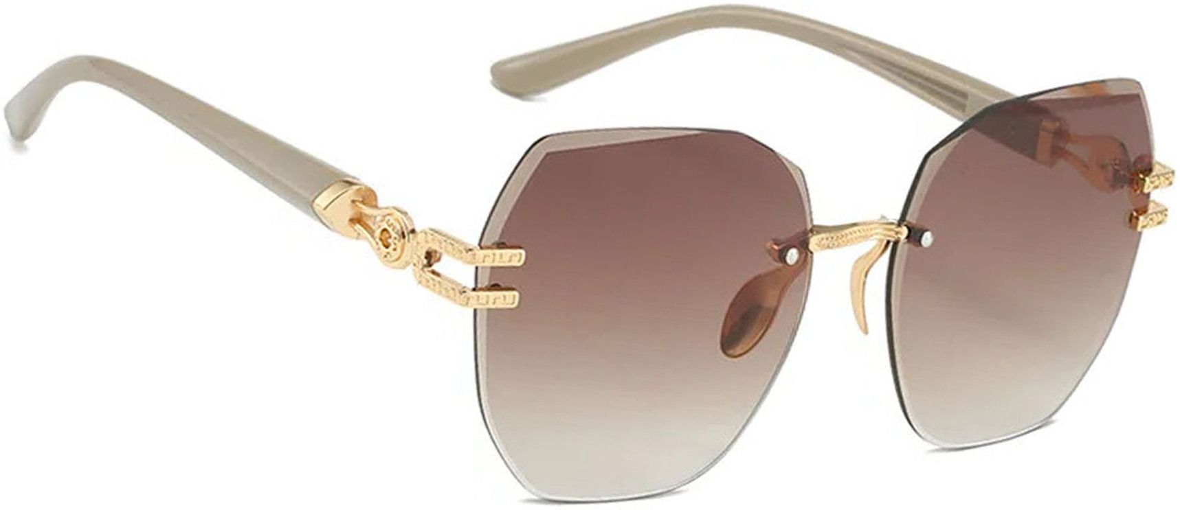 kalveera Gradient, UV Protection Rectangular Sunglasses (Free Size)-picture-13