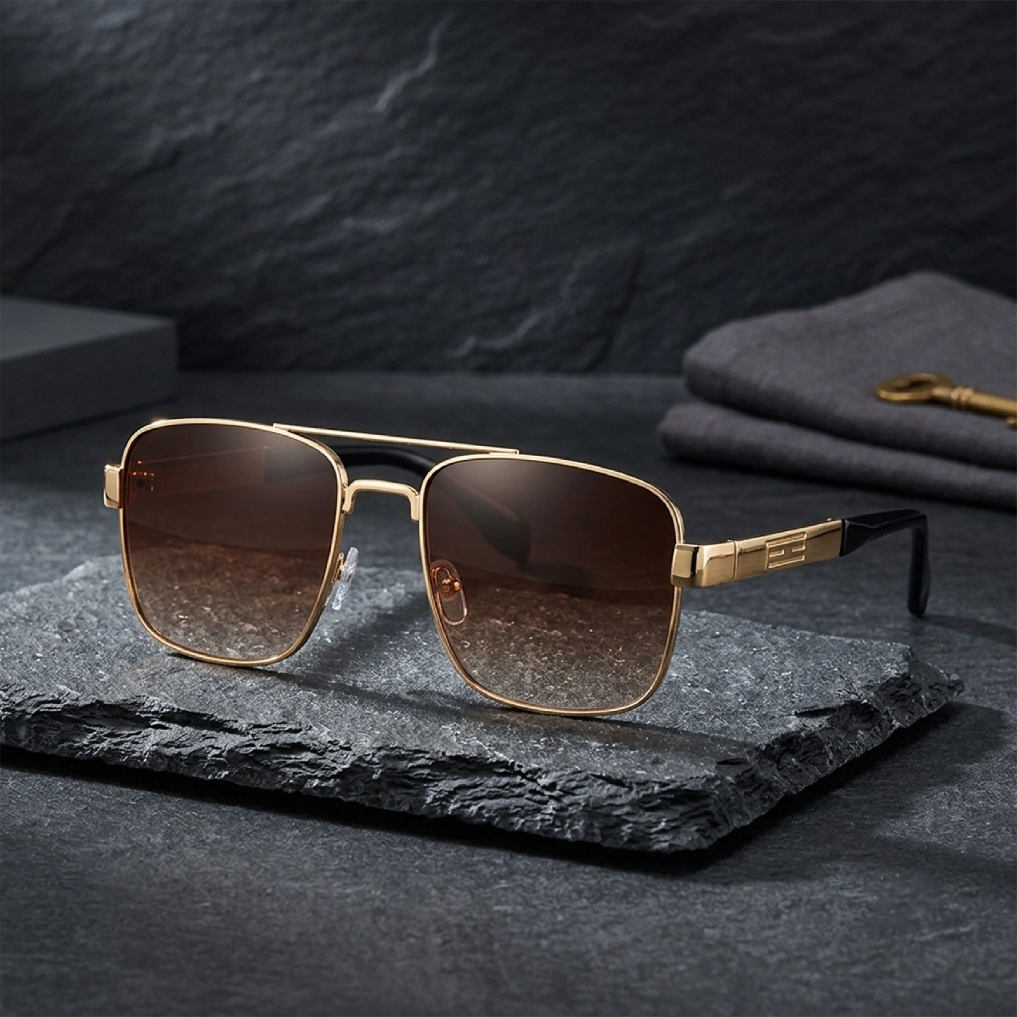 valwick UV Protection Retro Square Sunglasses (Free Size)-picture-10