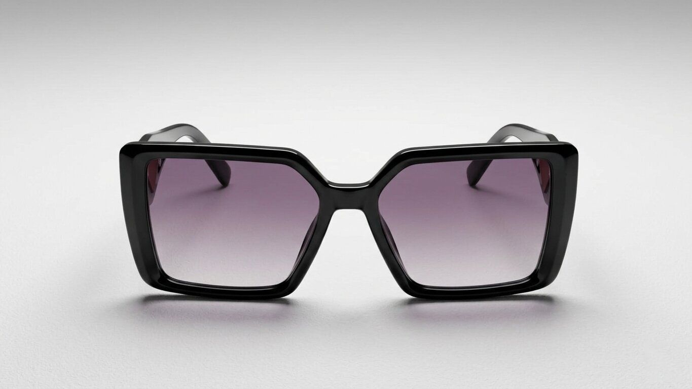 grage Gradient Over-sized, Retro Square Sunglasses (Free Size)-picture-0