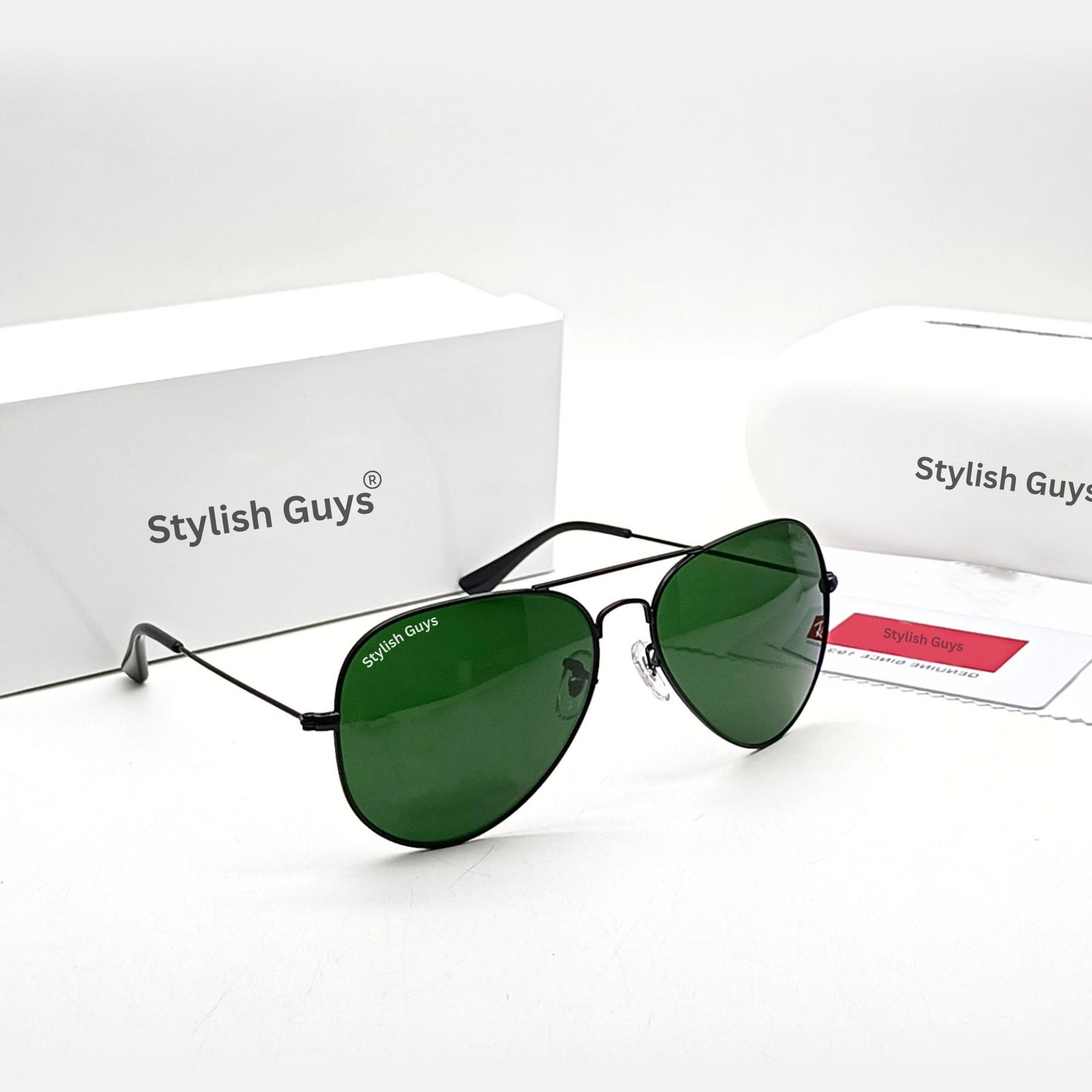 stylish guys Mirrored, UV Protection Aviator Sunglasses (Free Size)-picture-17