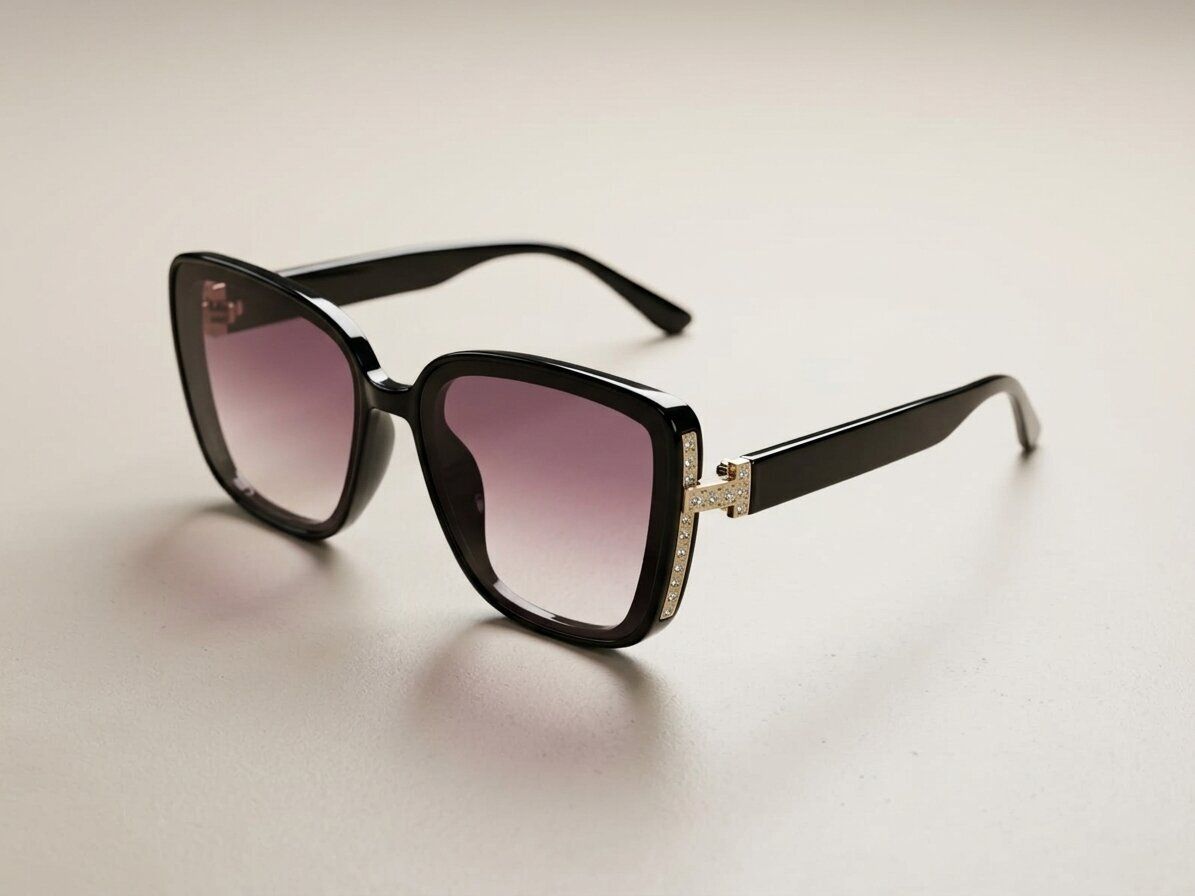 grage Gradient Over-sized, Rectangular Sunglasses (Free Size)-picture-1