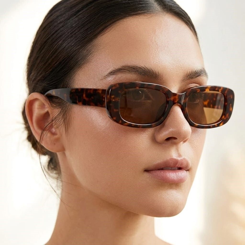 legend eyewear UV Protection, Gradient, Mirrored, Night Vision, Polarized, Others Retro Square Sunglasses (Free Size)-picture-12