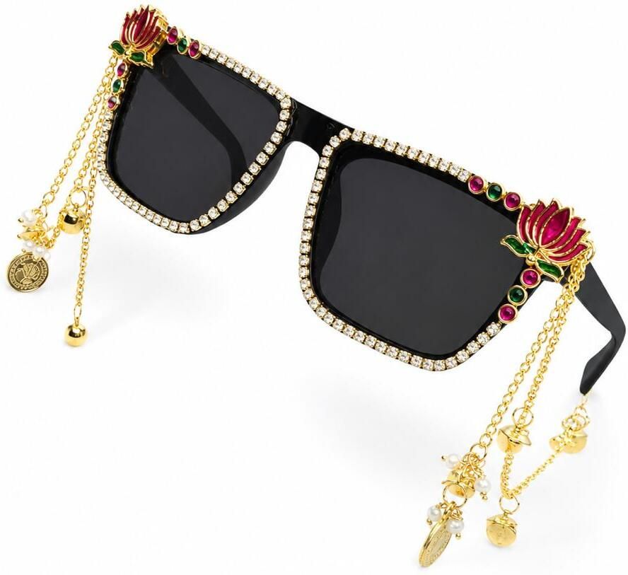 shahina creations UV Protection Rectangular, Over-sized Sunglasses (Free Size)-picture-25