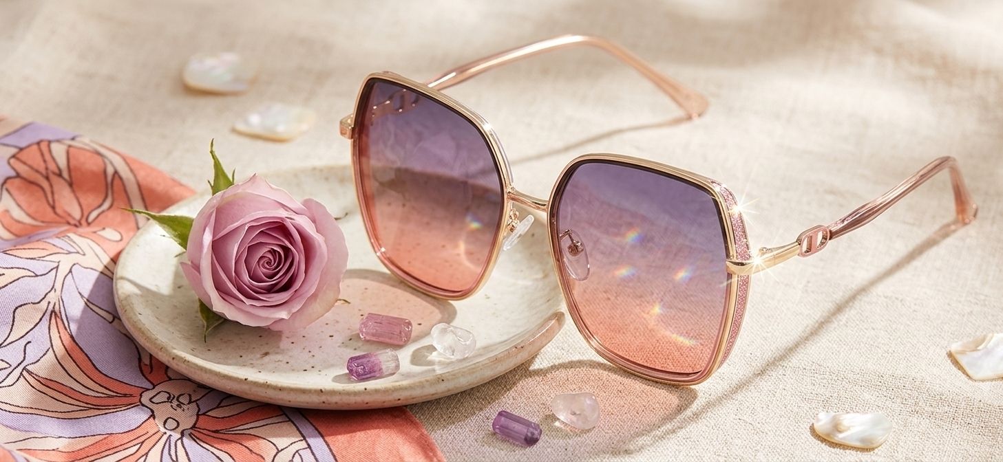 UV Protection Retro Square, Spectacle , Cat-eye Sunglasses (Free Size)-image-32