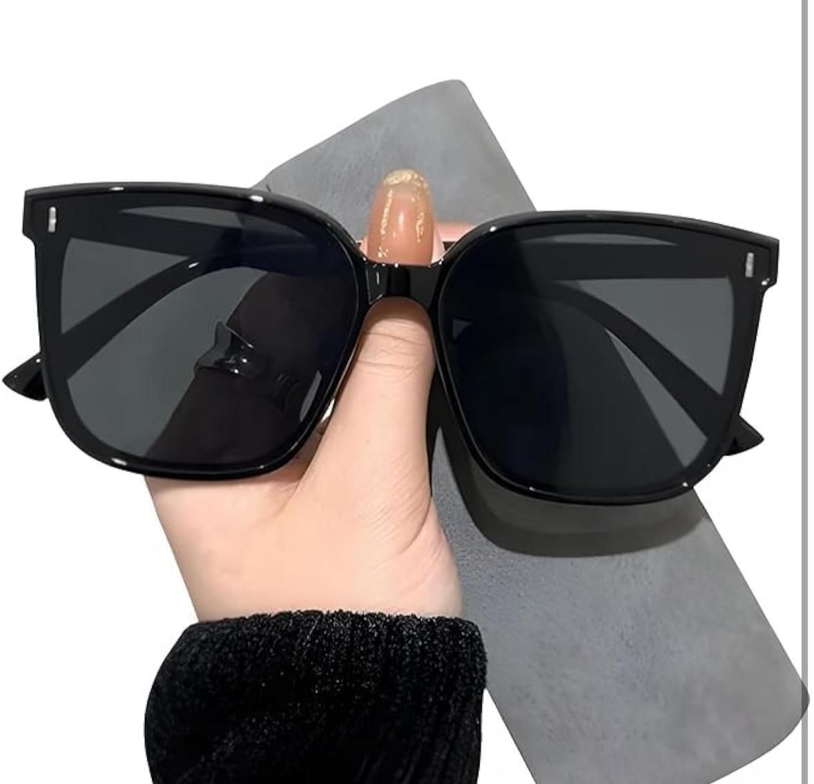 chic accent UV Protection Retro Square, Over-sized Sunglasses (Free Size)-picture-21