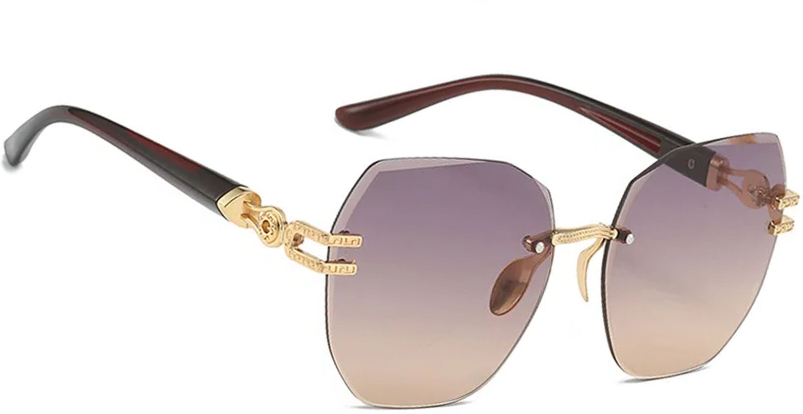 kalveera Gradient, UV Protection Rectangular Sunglasses (Free Size)-picture-16