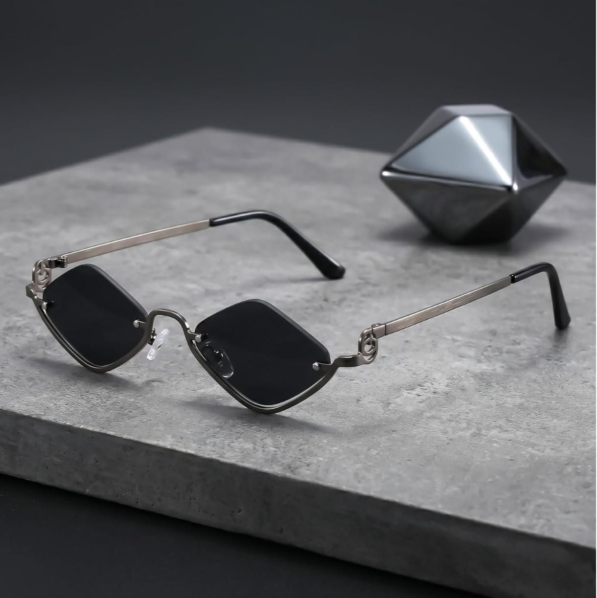 lyvi UV Protection, Toughened Glass Lens Octagonal Sunglasses (Free Size)-picture-23