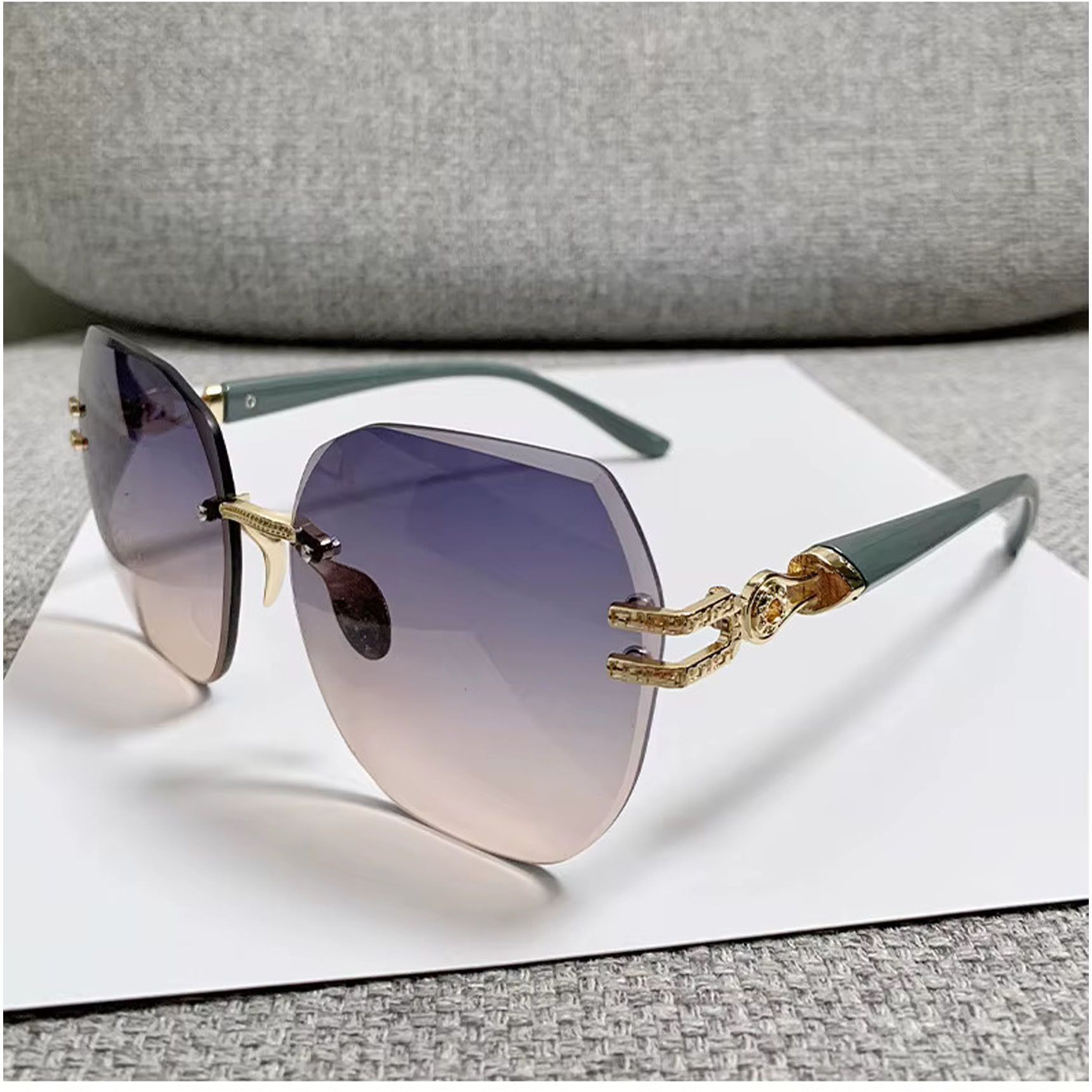 kalveera Gradient, UV Protection Octagonal Sunglasses (Free Size)-picture-15