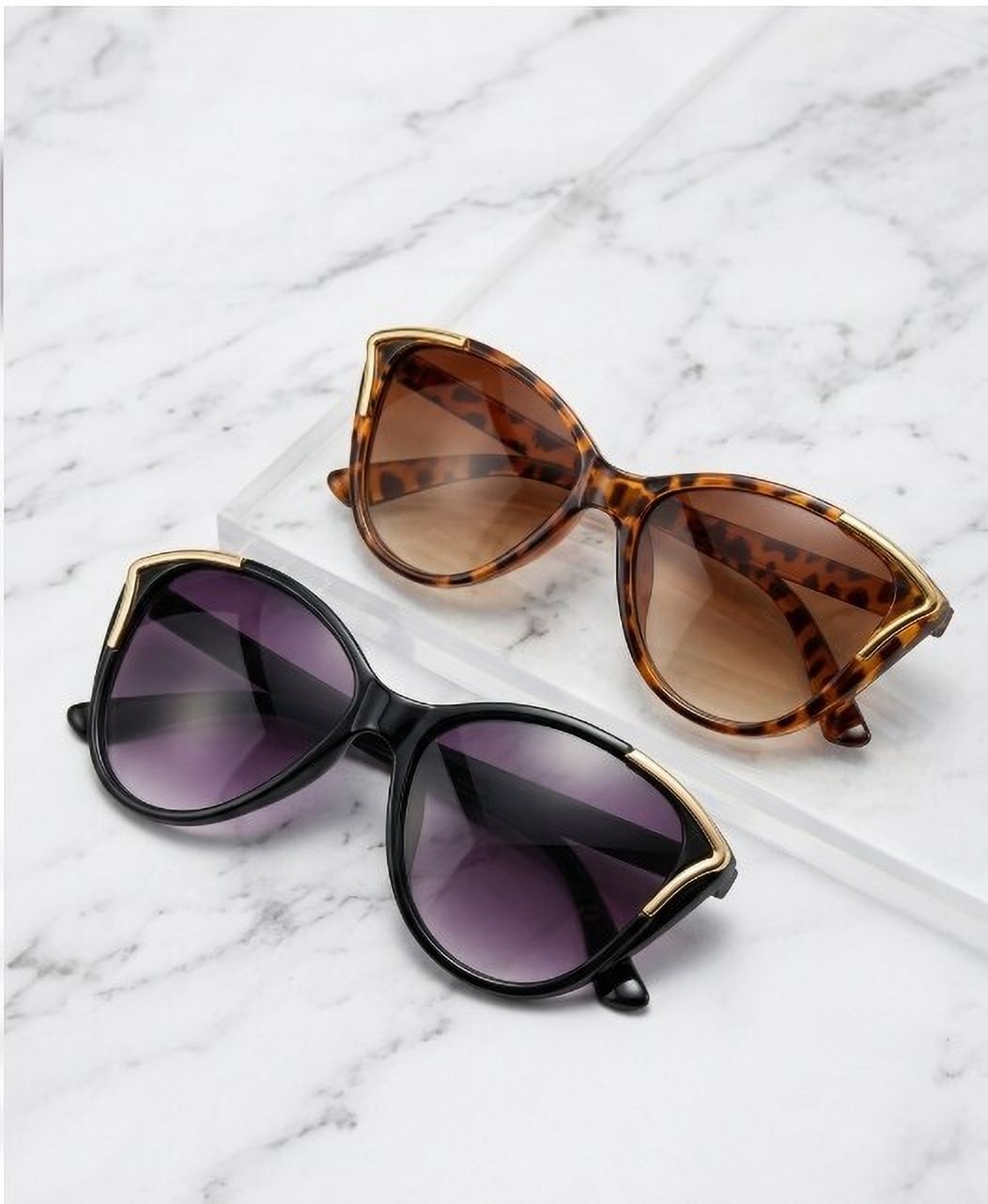 styliv ogal UV Protection Cat-eye, Over-sized Sunglasses (Free Size)-picture-15