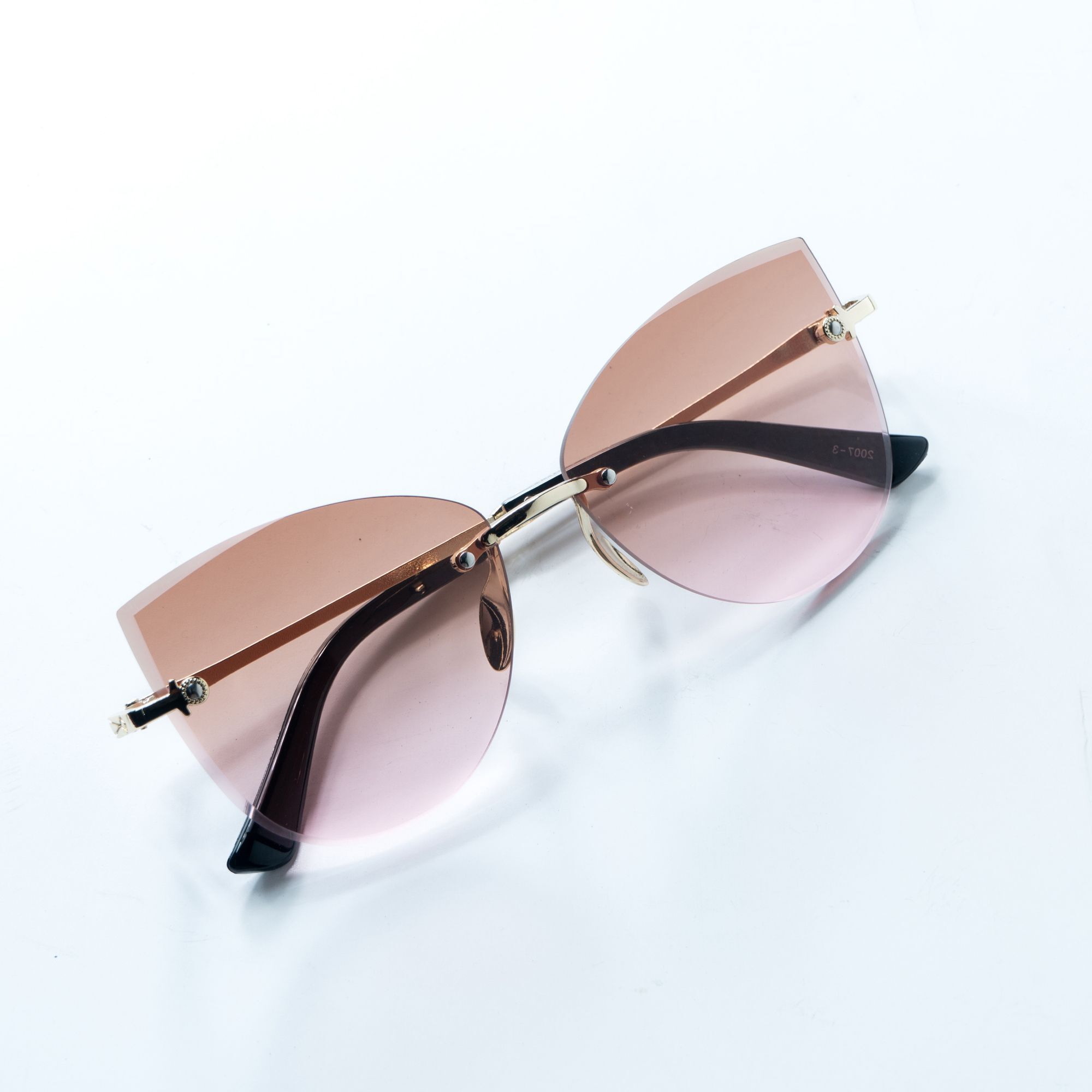 shiv Gradient, UV Protection, Mirrored, Toughened Glass Lens Cat-eye, Butterfly Sunglasses (Free Size)-picture-13