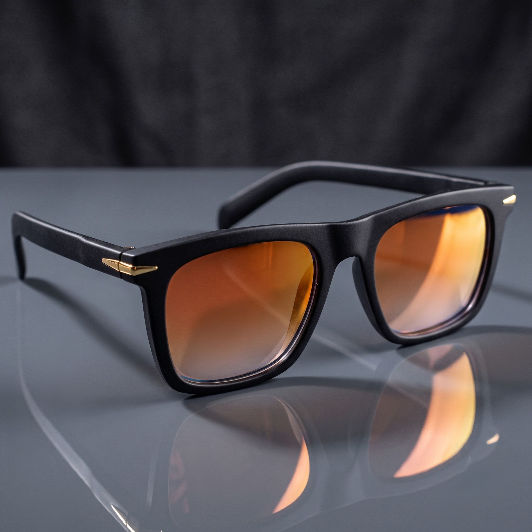 jiebo UV Protection Retro Square Sunglasses (Free Size)-picture-17
