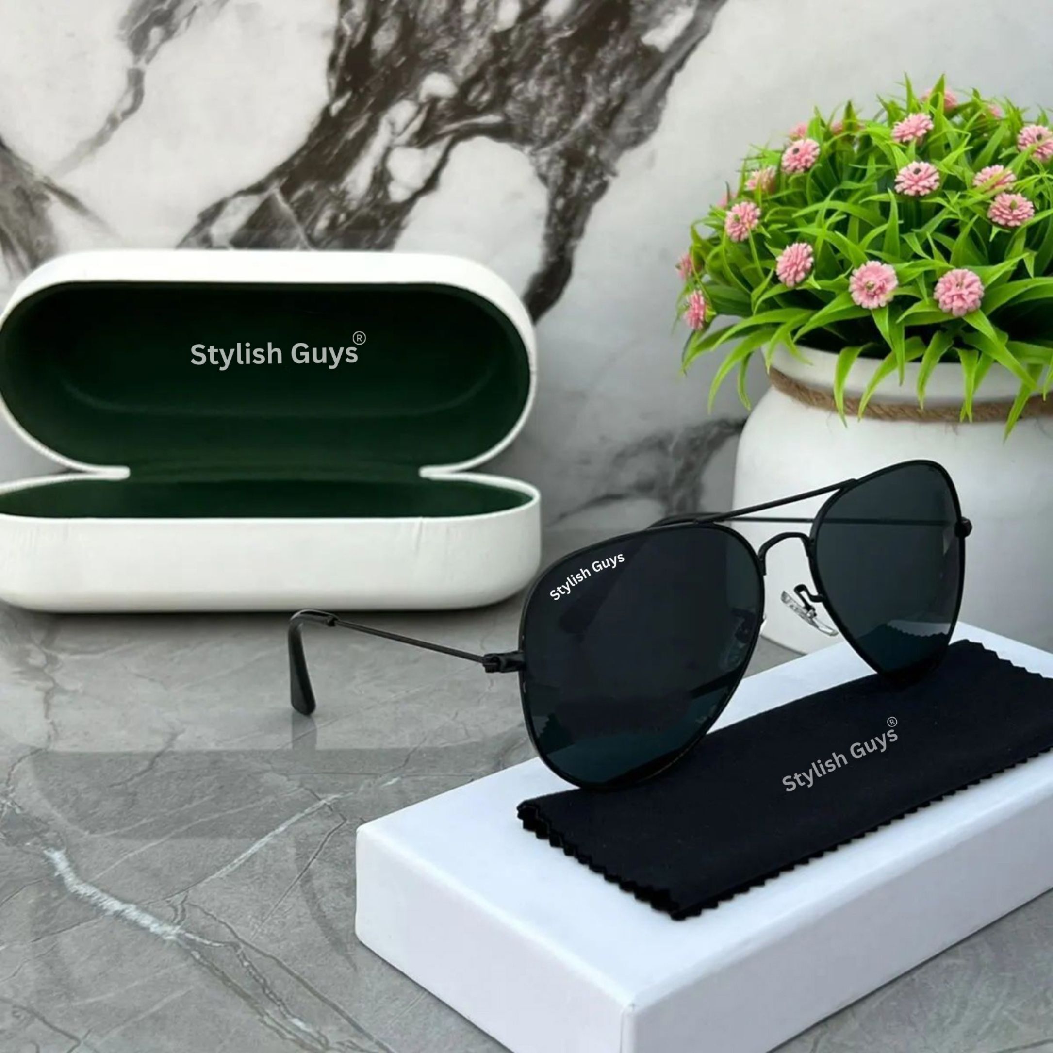 stylish guys Mirrored, UV Protection Aviator Sunglasses (Free Size)-picture-19