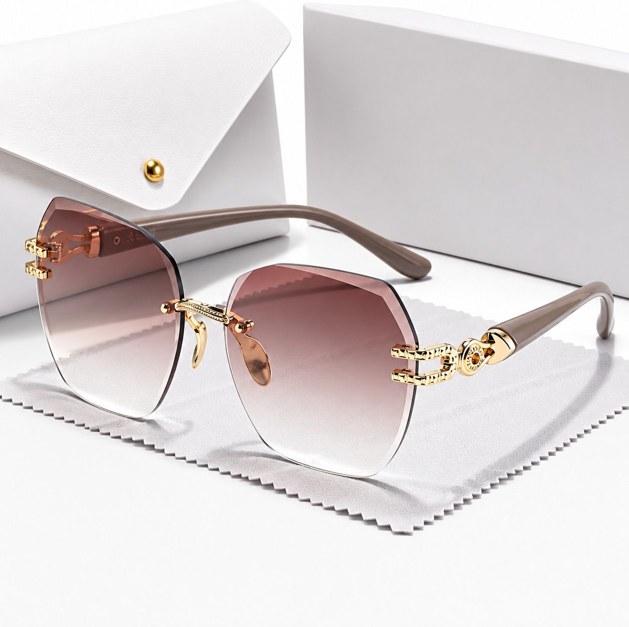 kalveera Gradient, UV Protection Rectangular, Cat-eye Sunglasses (Free Size)-picture-5