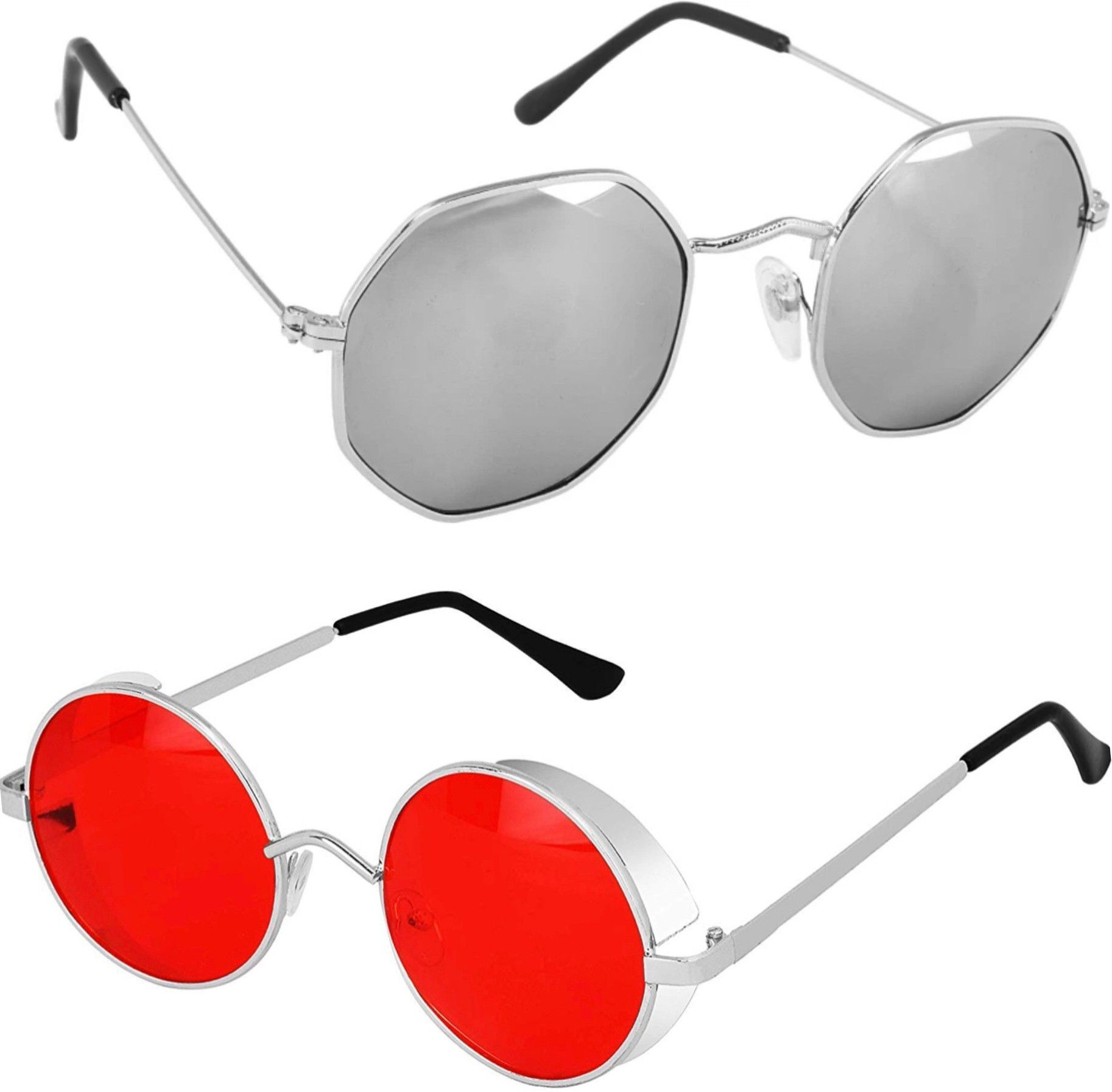 shade house UV Protection, Gradient Round Sunglasses (51)-picture-33