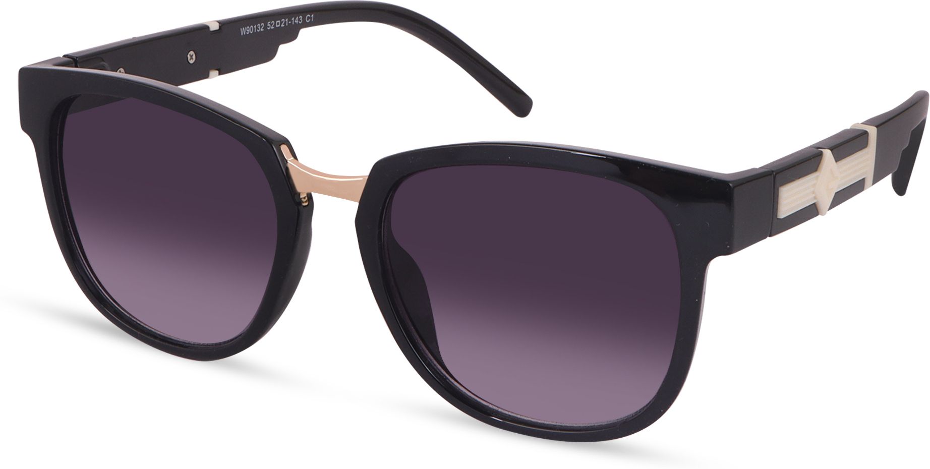 Gradient, UV Protection Retro Square Sunglasses (Free Size)-image-23