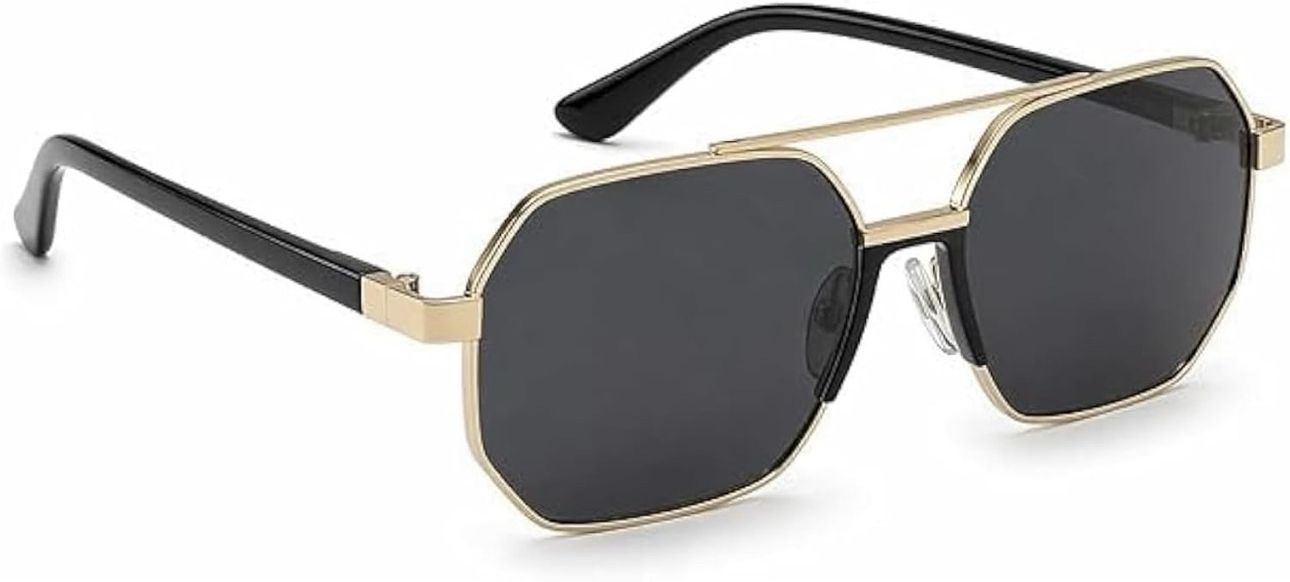 blinkray Gradient, UV Protection, Riding Glasses Octagonal Sunglasses (Free Size)-picture-16