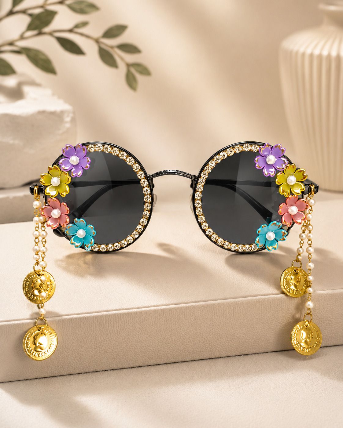 anshit store UV Protection Round Sunglasses (55)-picture-13