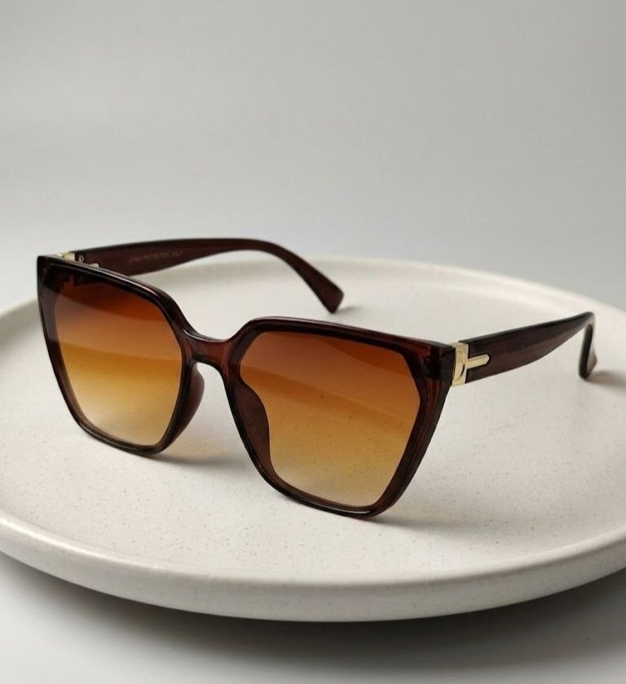 hushahide UV Protection, Polarized, Gradient Retro Square Sunglasses (Free Size)-picture-1