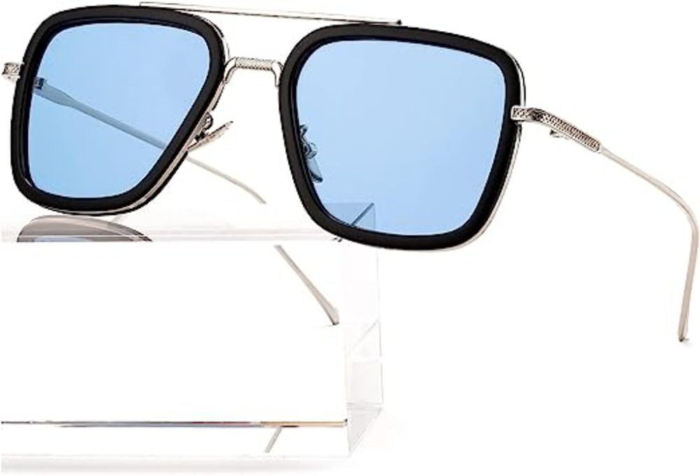 zienz UV Protection Rectangular Sunglasses (Free Size)-picture-17