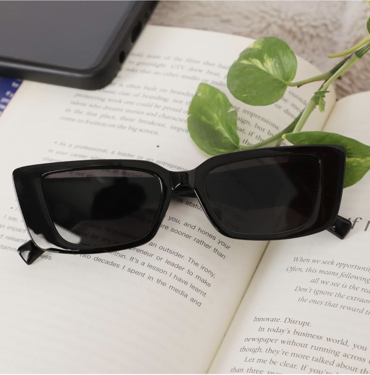 zeemork UV Protection, Gradient, Night Vision Rectangular, Cat-eye Sunglasses (Free Size)-picture-27