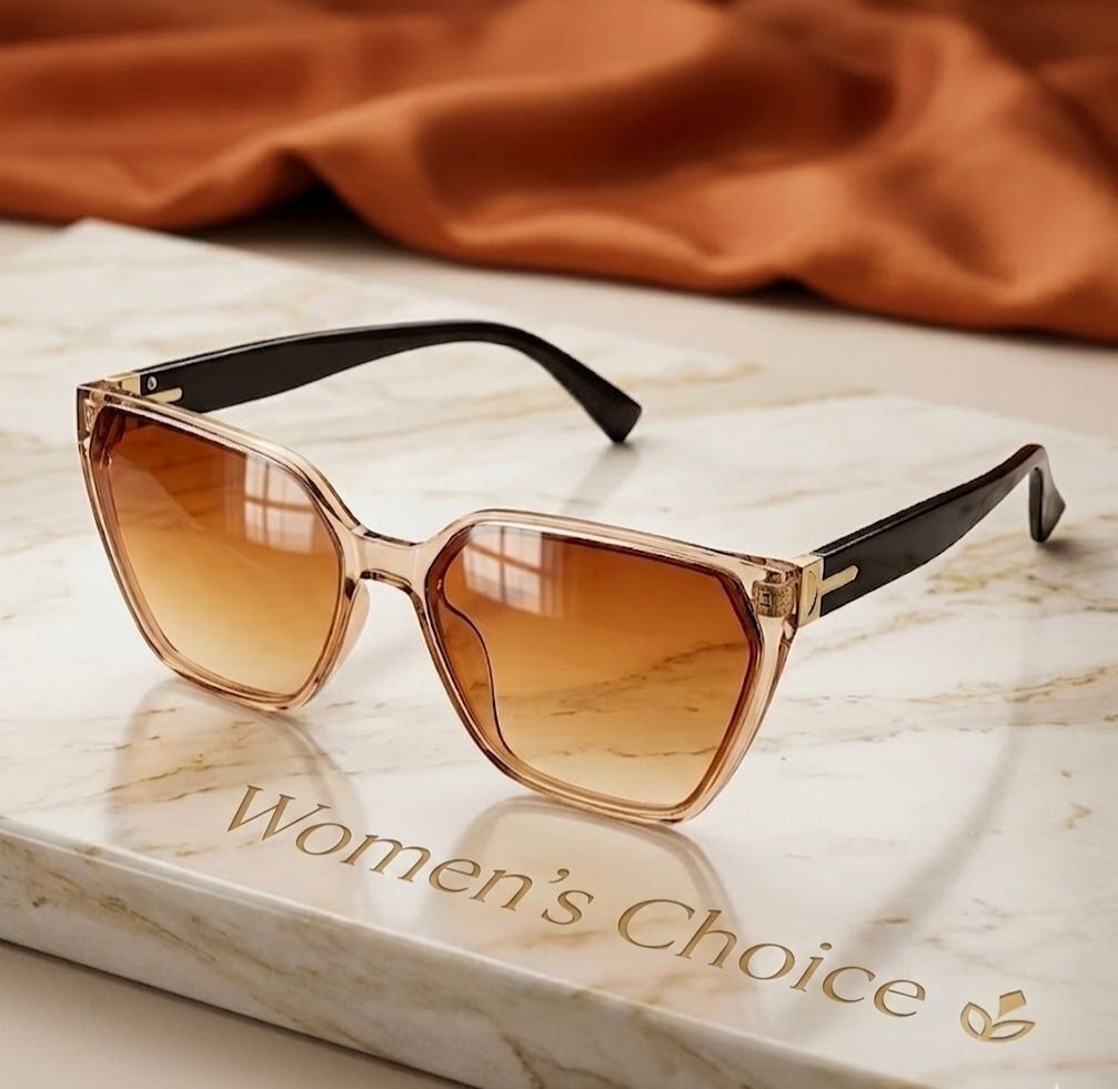 hushahide UV Protection, Polarized, Gradient Retro Square Sunglasses (Free Size)-picture-3