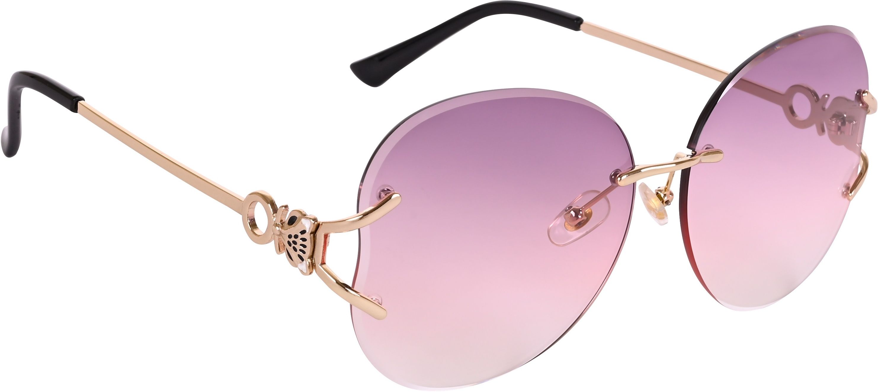 aislin UV Protection, Gradient Over-sized, Round Sunglasses (61)-picture-20