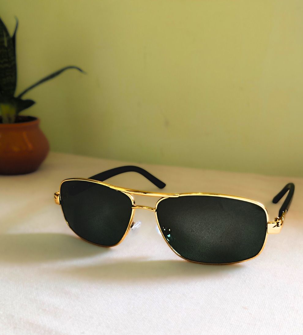 Polarized Over-sized, Wrap-around Sunglasses (Free Size)-image-34