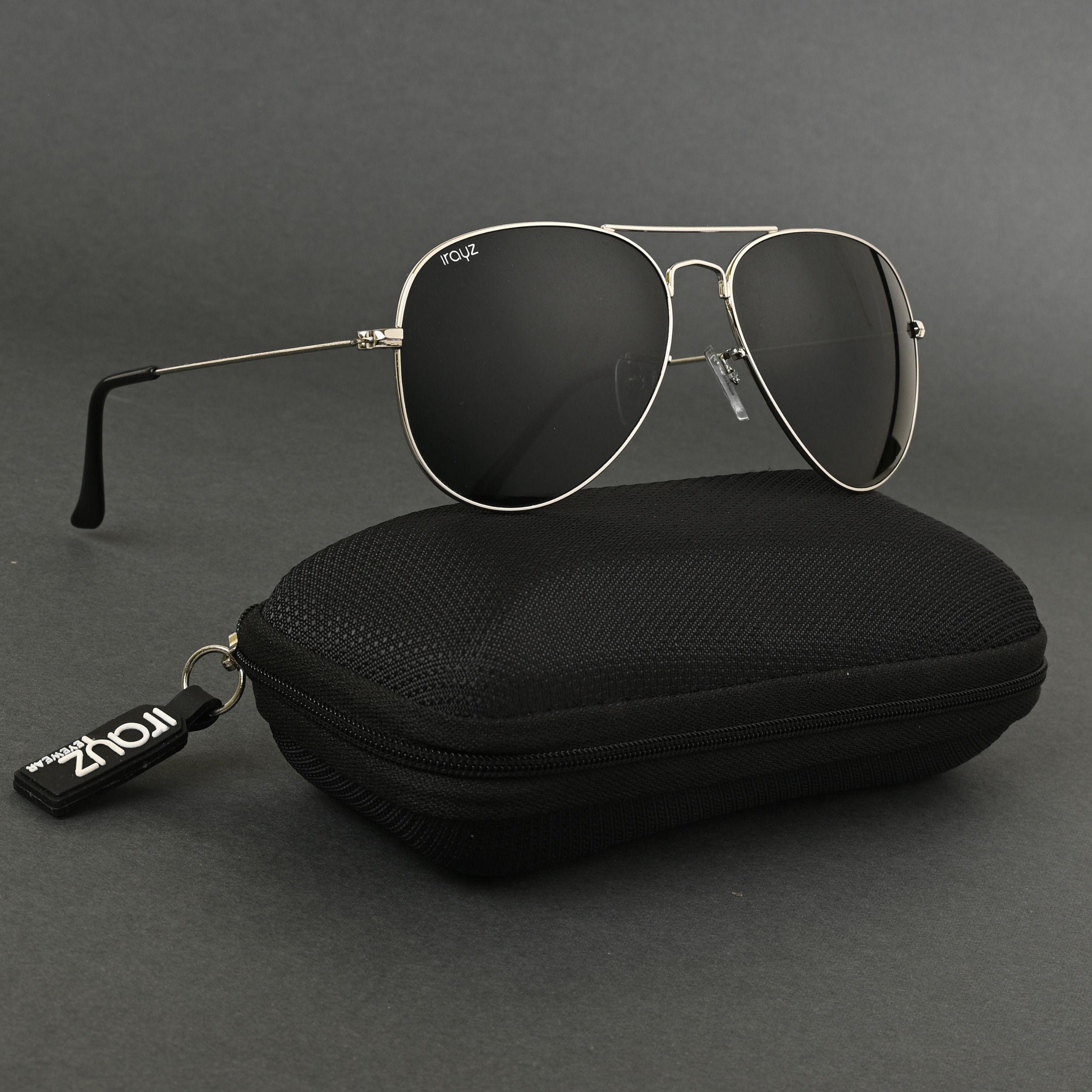 irayz UV Protection, Toughened Glass Lens Aviator Sunglasses (58)-picture-31