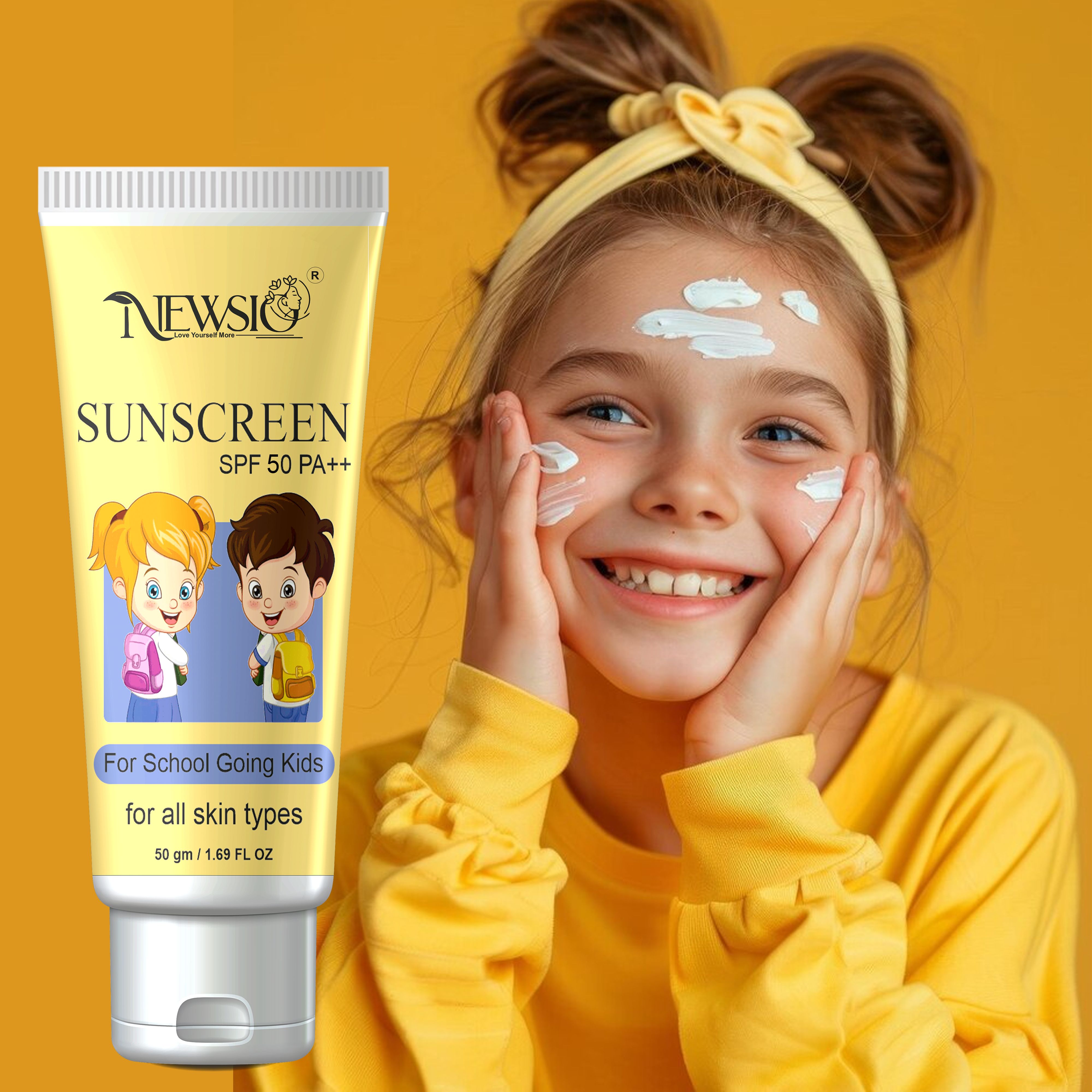 Sunscreen - SPF 50 PA+++ Sunscreen - Schoolers Sunscreen Broad Spectrum for School-going Kids Boy & Girl