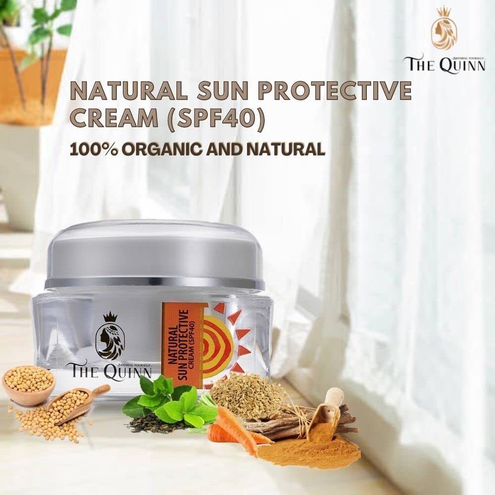 Sunscreen - SPF 40 SPF 40 Natural Sunscreen | Moisturizing Sun Protective Cream-image-13