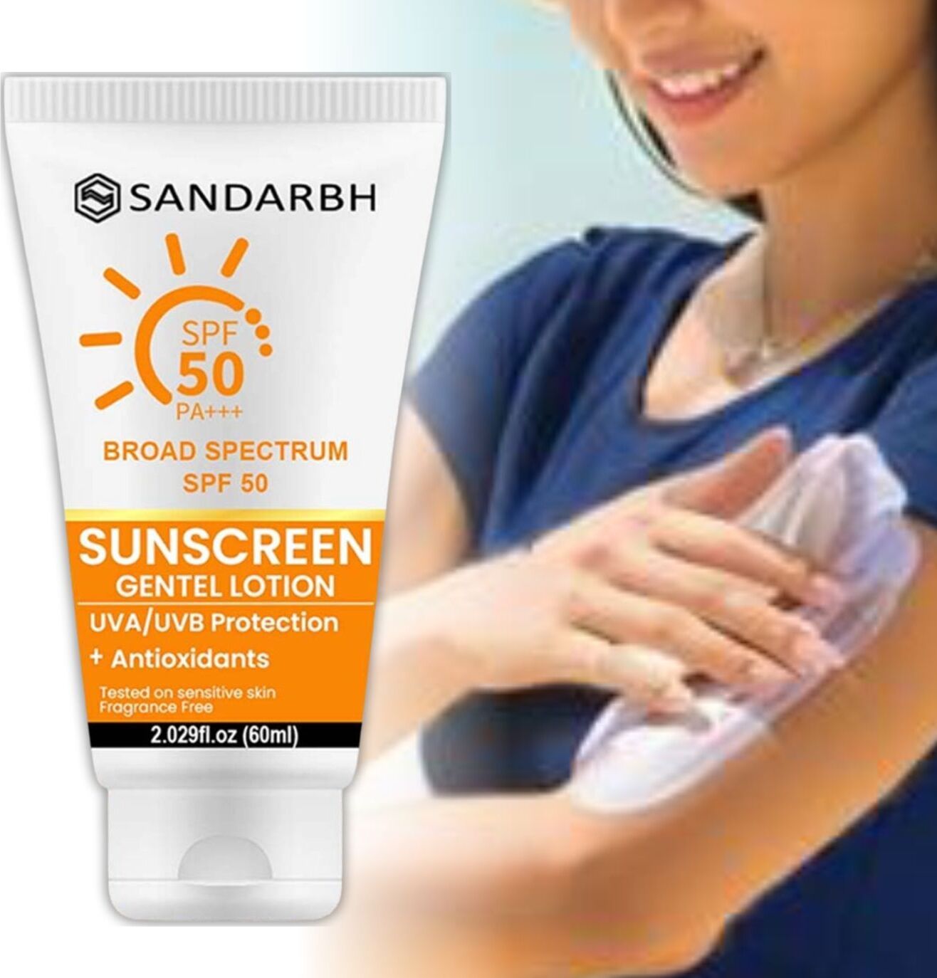 Sunscreen - SPF 30 PA+ Fragrance-Free SPF 50 PA+++ Sunscreen Lotion for Sensitive Skin-image-26