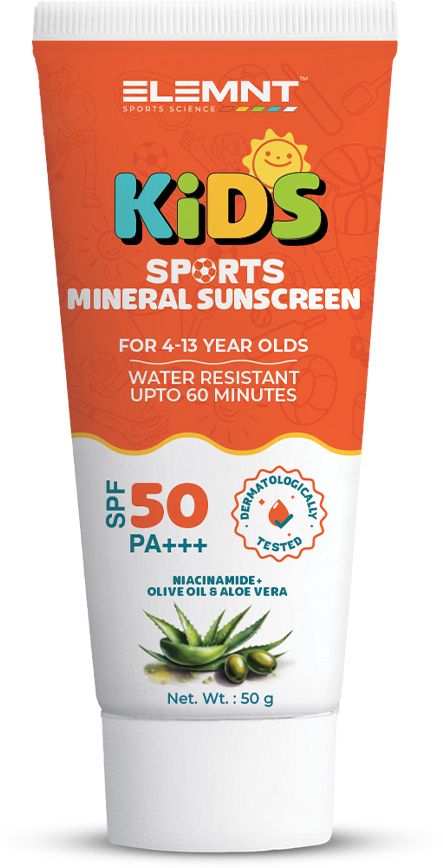 Sunscreen - SPF 50 PA+++ Kids Sports Mineral Sunscreen SPF 50, PA+++ for Sun Damage Protection-image-13