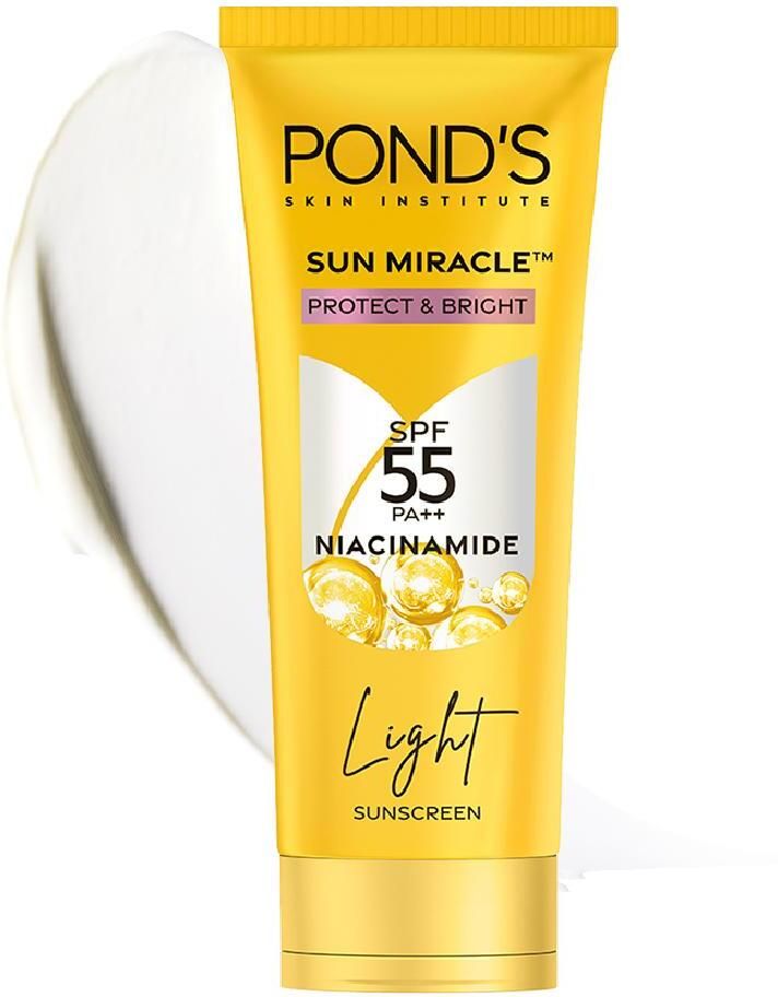 Sunscreen - SPF 55 PA++ Light Sun Miracle Protect & Bright, With 3% Active Niacinamide-image-5