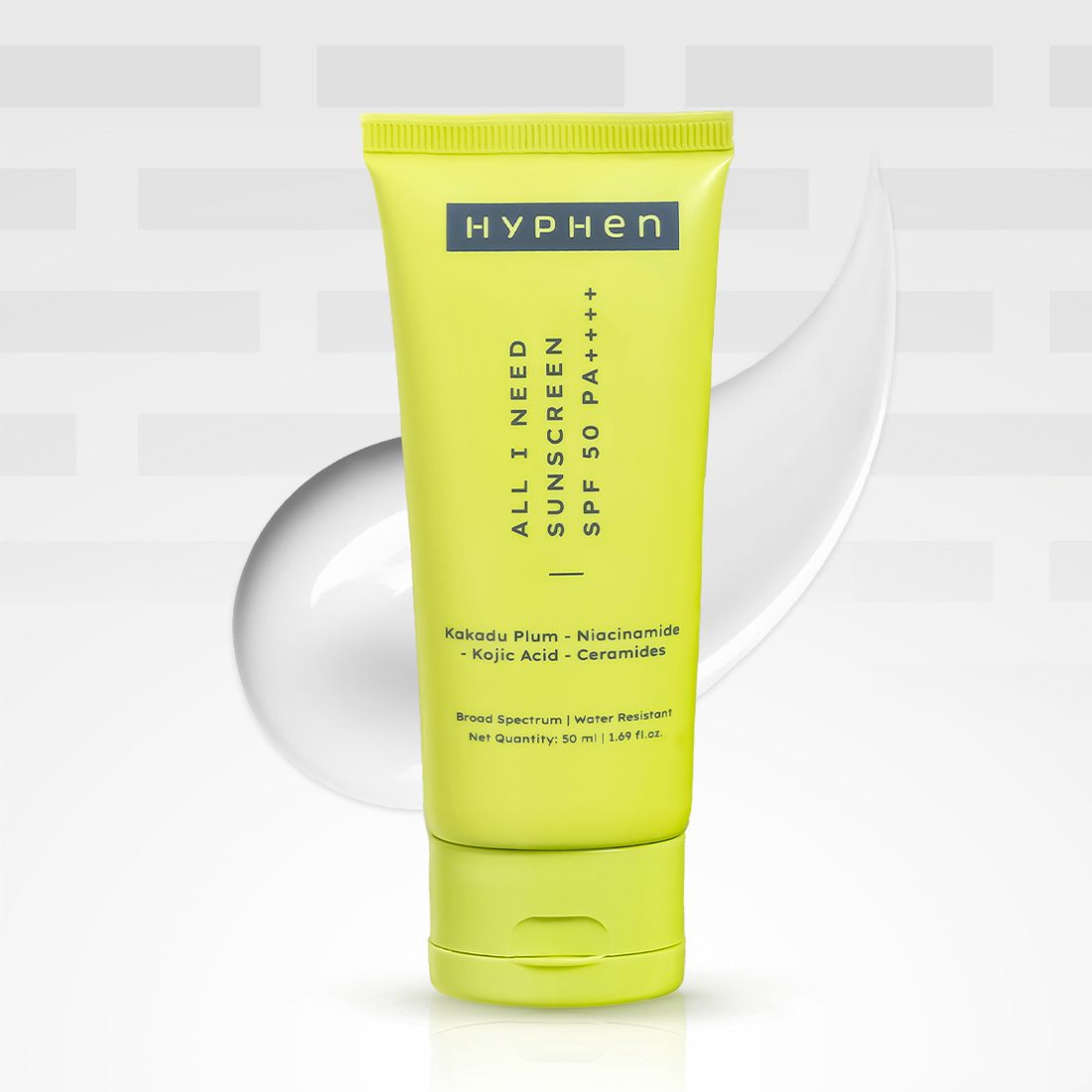 hyphen Sunscreen - SPF 50 PA++++ All I Need with Ceramide | Moisturizing & No White Cast-picture-19
