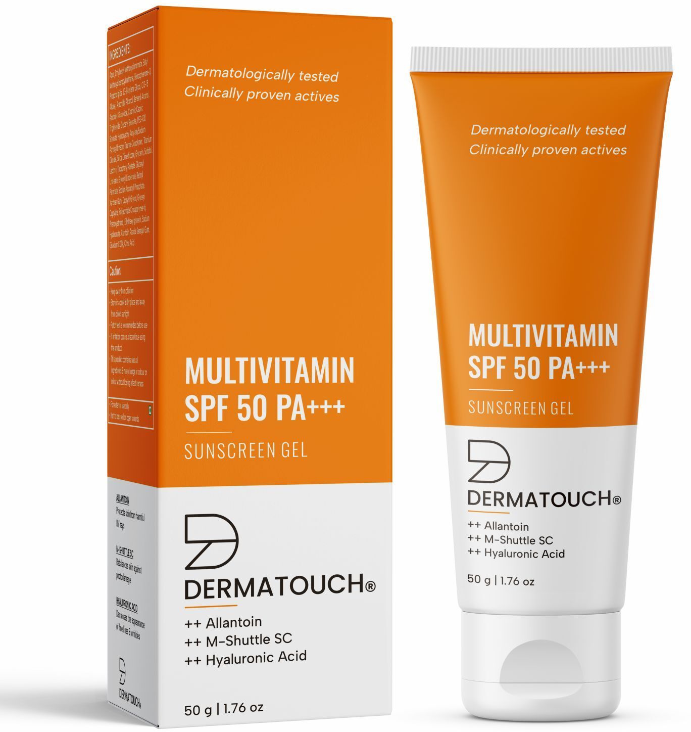Sunscreen - SPF 50 PA+++ Multivitamin Gel | UVA-UVB Protection | Zero White Cast