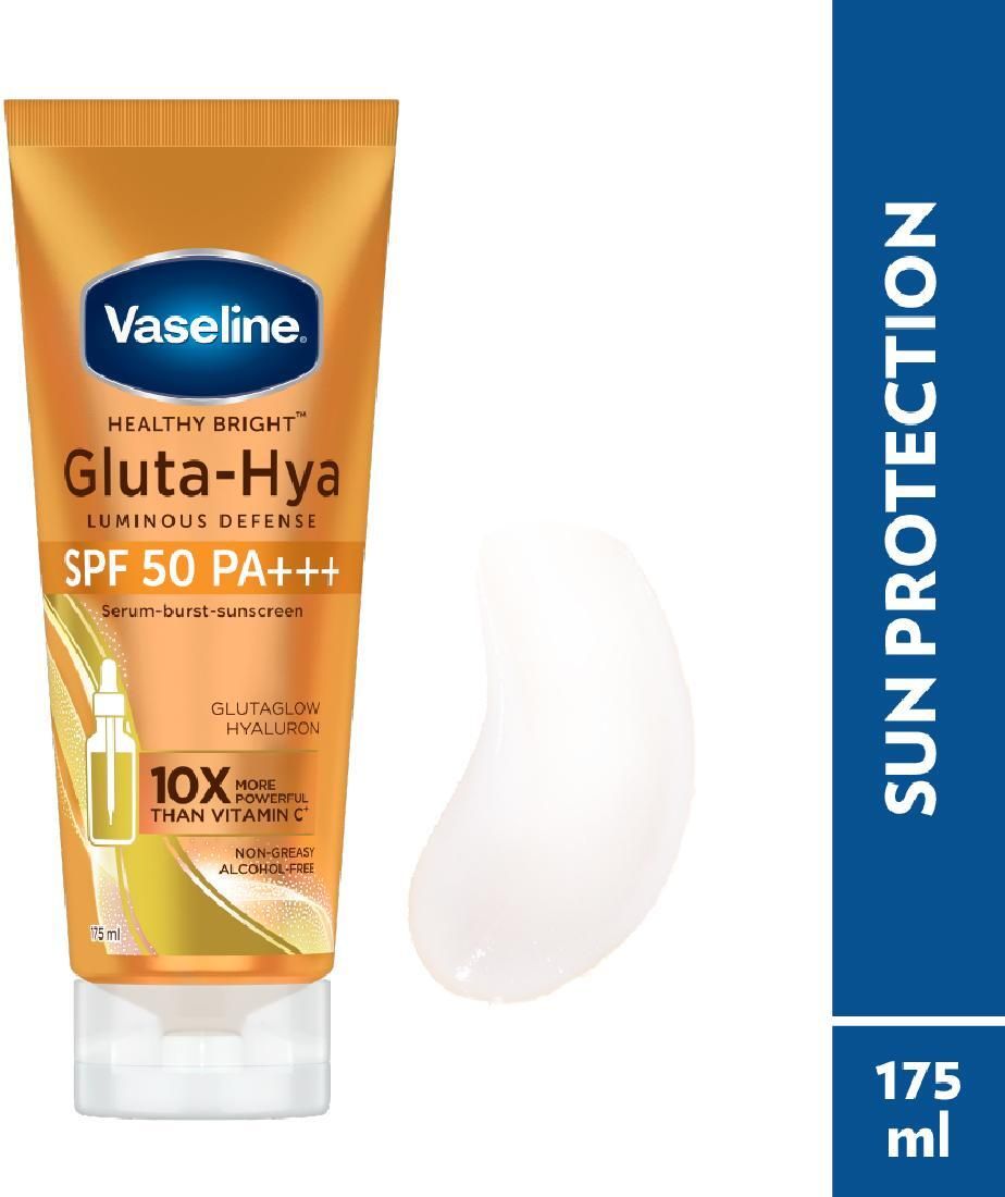 Sunscreen - SPF 50 PA+++ Gluta Hya-Antioxidant SPF50 PA+++ Sunscreen|Glutathione & Hyaluronic Acid 175 ML