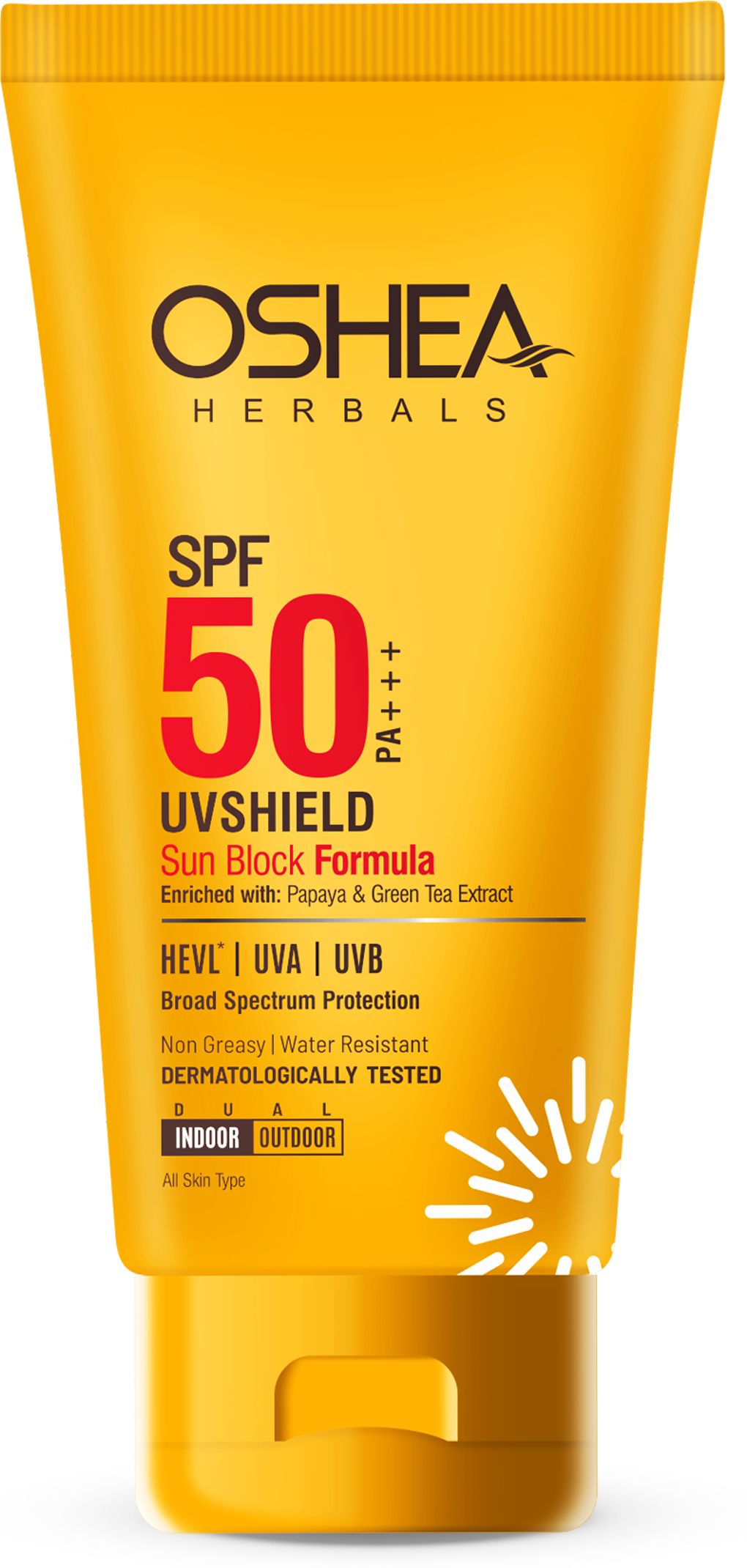 Sunscreen - SPF 50 UVShield Sun Block Formula SPF 50 (120GM)-image-43