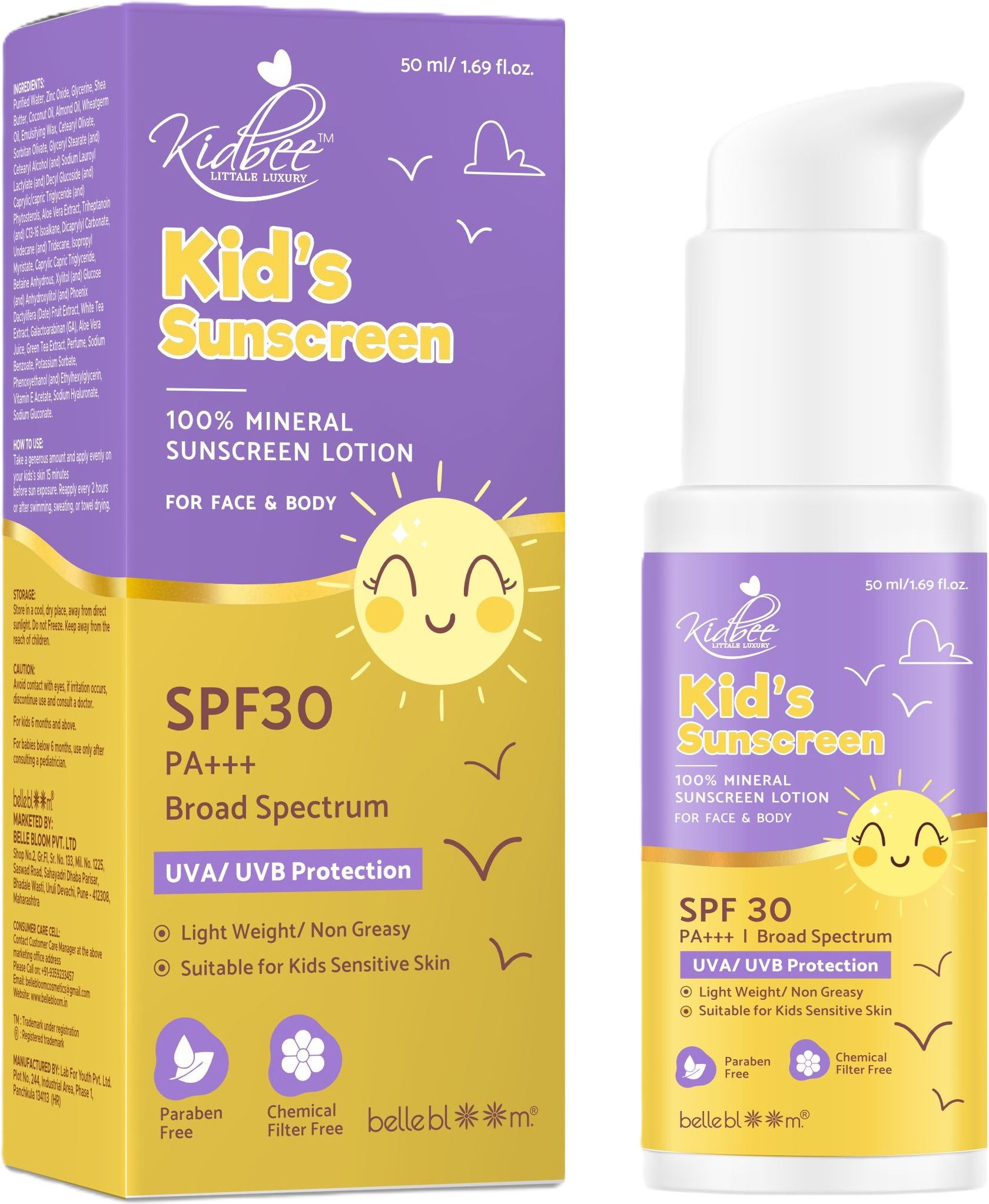 kidbee Sunscreen - SPF 30 PA+++ Kid's Sunscreen-picture-23