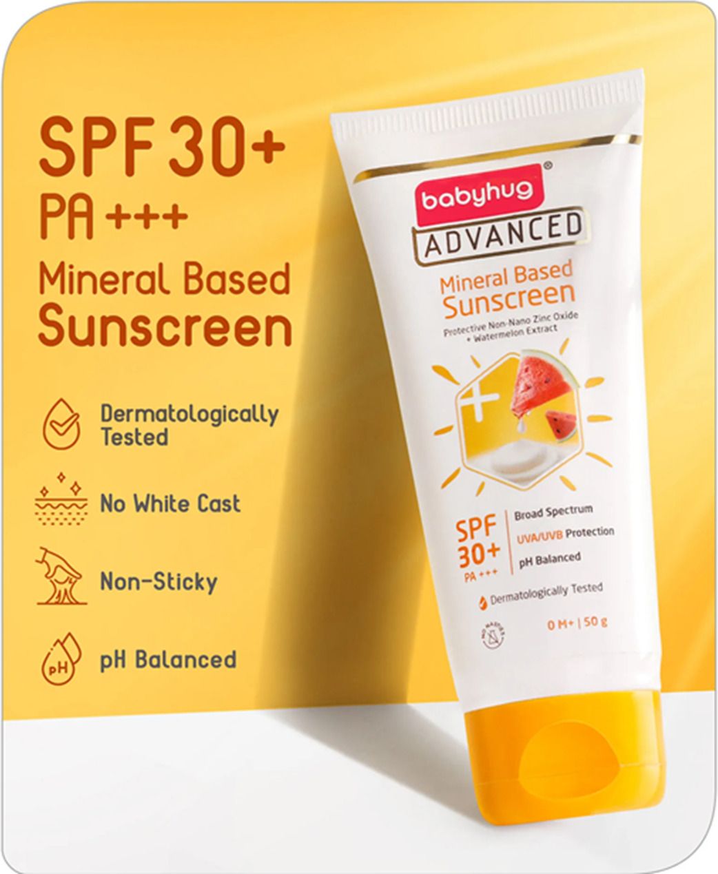 Sunscreen - SPF 30+ PA+++ Adv. Mineral Based Sunscreen with SPF30+ & PA+++| No White Cast-image-2
