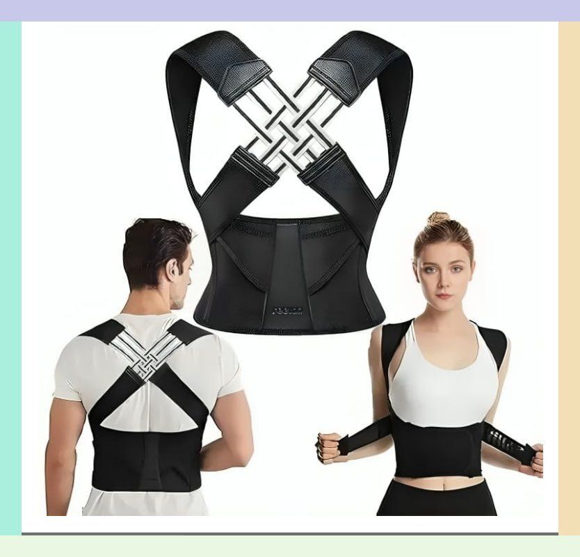 X Cross Back Support Brace Adjustable for Office Use Back / Lumbar Support-image-38