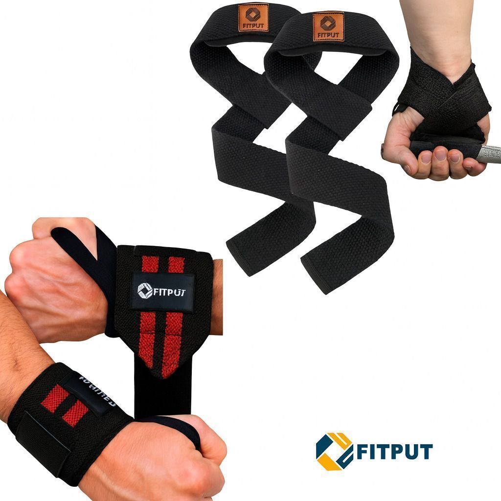 Wrist Strap & Wrist Support Combo | Gym Wrist Wraps for Weightlifting & Workout Wrist Support-image-36