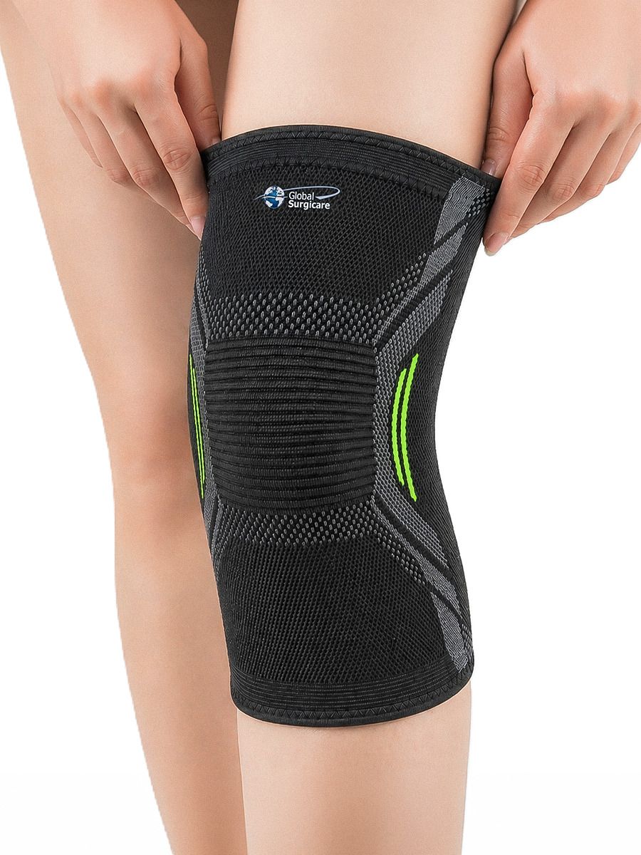 2 Pack Knee Cap, Compression Sleeve Unisex, Running Brace, Gym, Hiking Knee Support-image-12