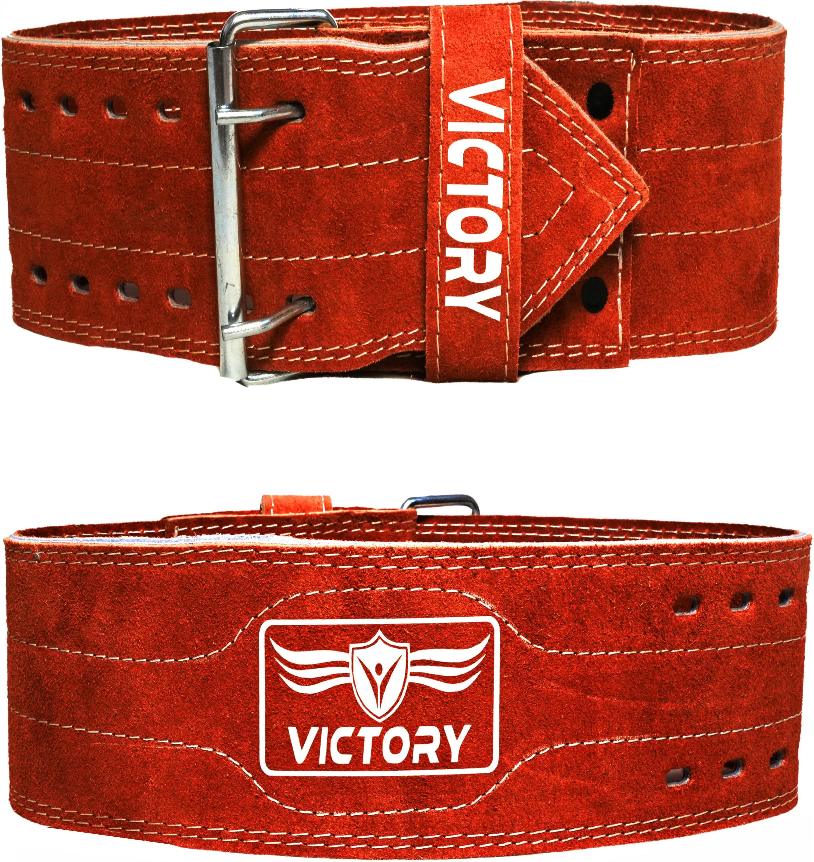 victory Genuine Leather Weight Lifting Belt 4" inch Durable Comfortable Lower Weight Lifting Belt-picture-23