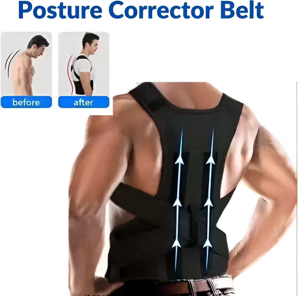 Posture Corrector Belt Back Pain Relief for Unisex Men & Women Back Support|PC15 Posture Corrector-image-22