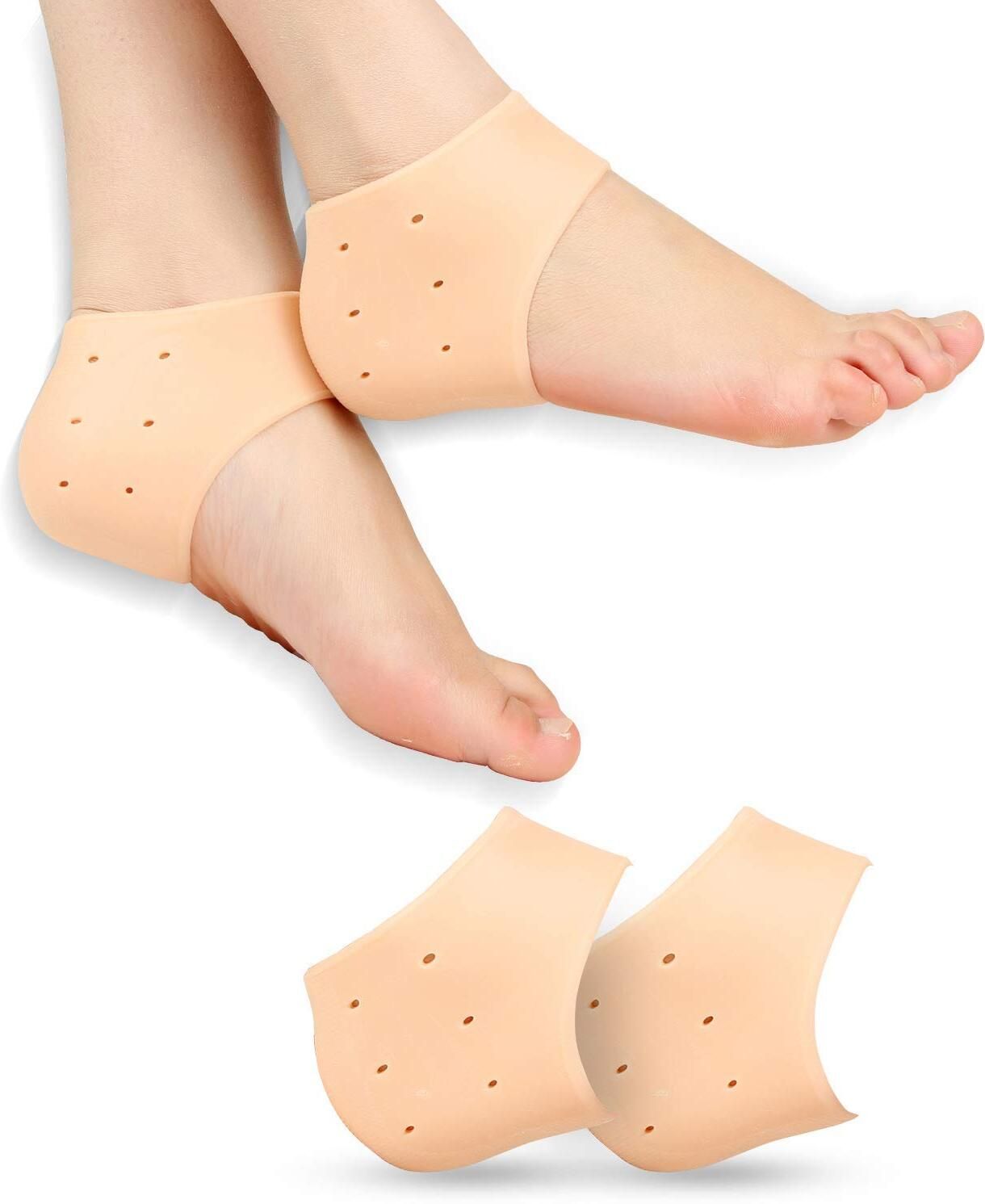 sahaj enterprise Anti Crack Half Length Silicon moisturizing Heel Cracks Foot Socks Foot Support Heel Support-picture-23
